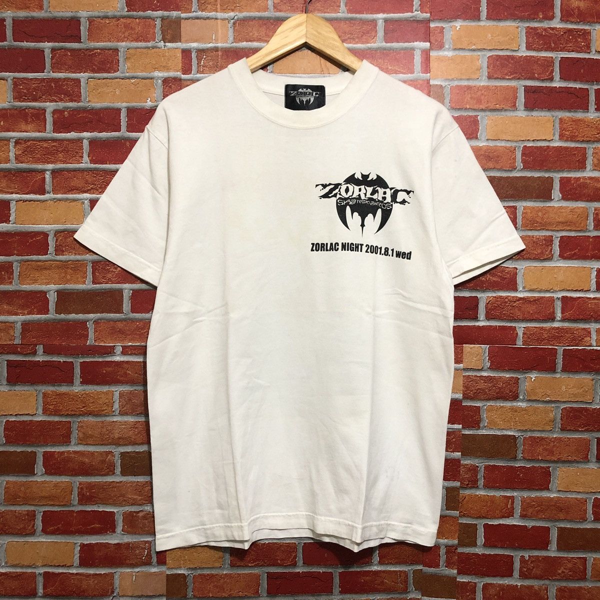 ZORLAC NIGHT 2001.8.1 Tシャツ XL ZORLAC NIGHT 2001.8.1 Tシャツ XL