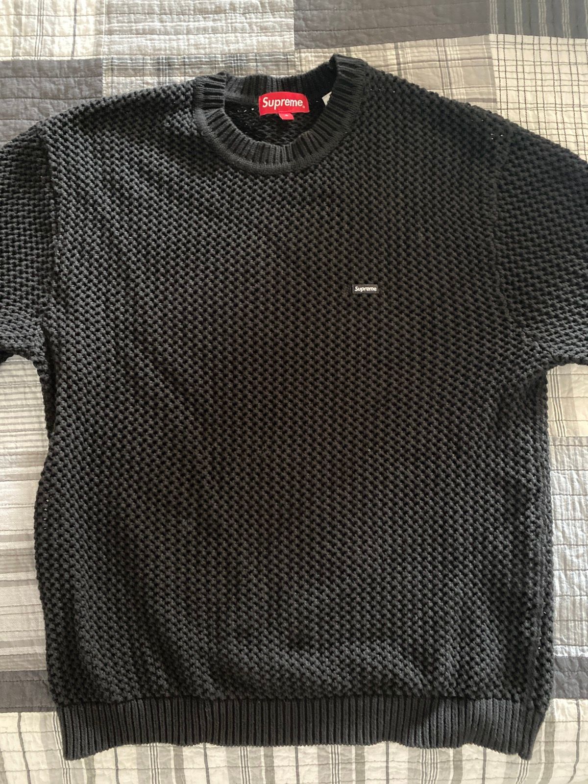 Supreme Supreme Open Knit Small Box Sweater | Grailed
