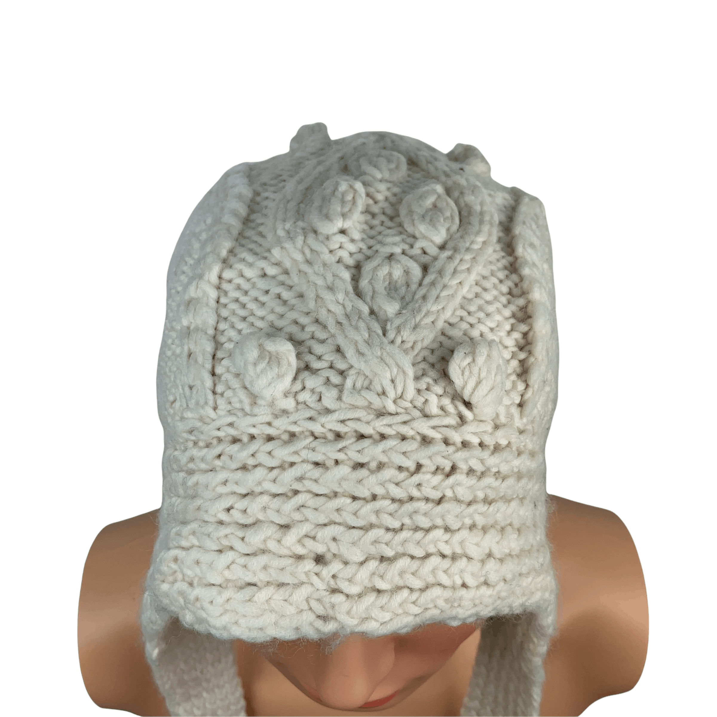 Japanese Brand Kuyichi Pretty Snow Hats #149-F Size ONE SIZE - 2 Thumbnail