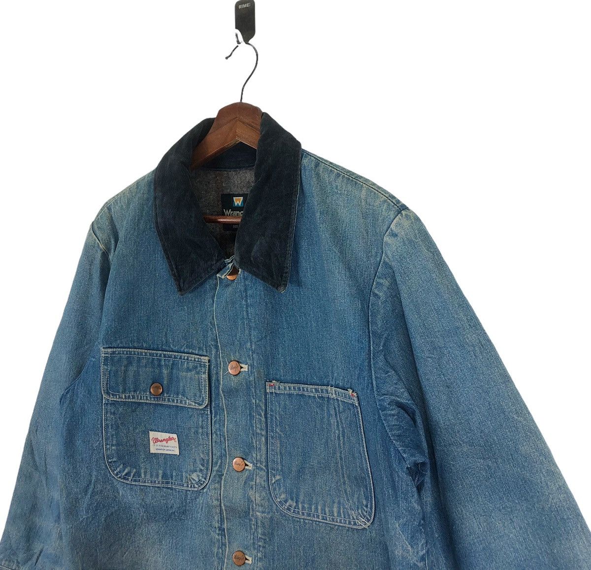 Wrangler Vintage Wrangler Jeans Denim Workers Jacket Size US L / EU 52-54 / 3 - 3 Thumbnail