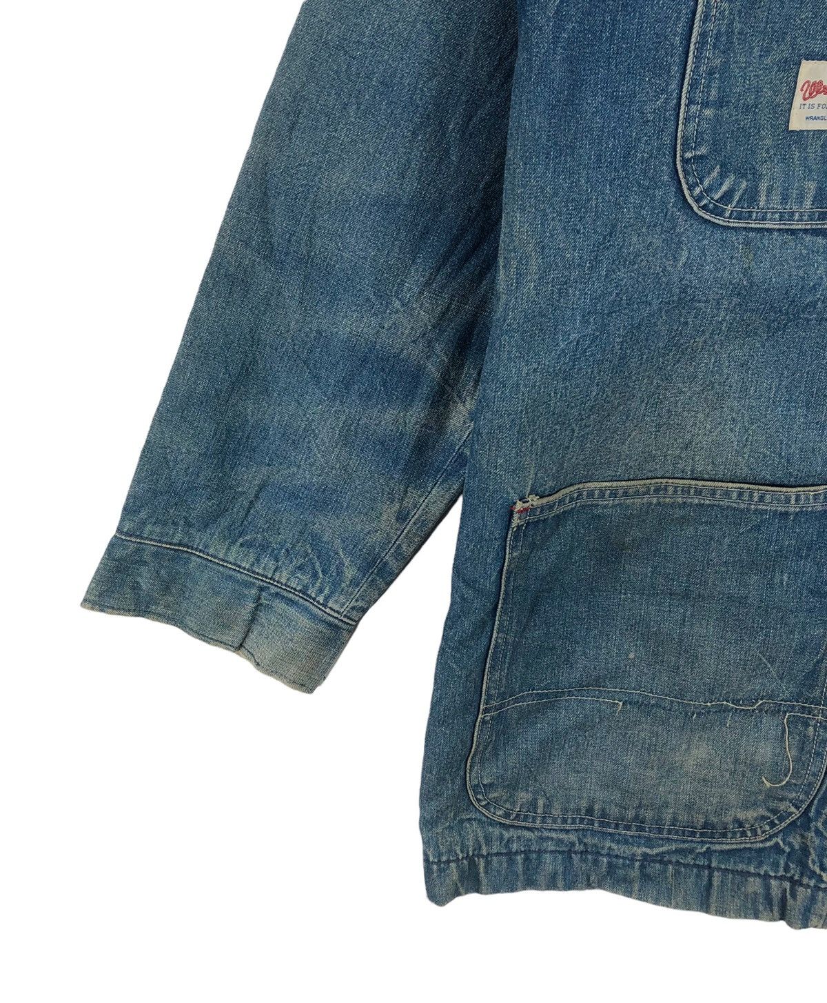 Wrangler Vintage Wrangler Jeans Denim Workers Jacket Size US L / EU 52-54 / 3 - 6 Thumbnail