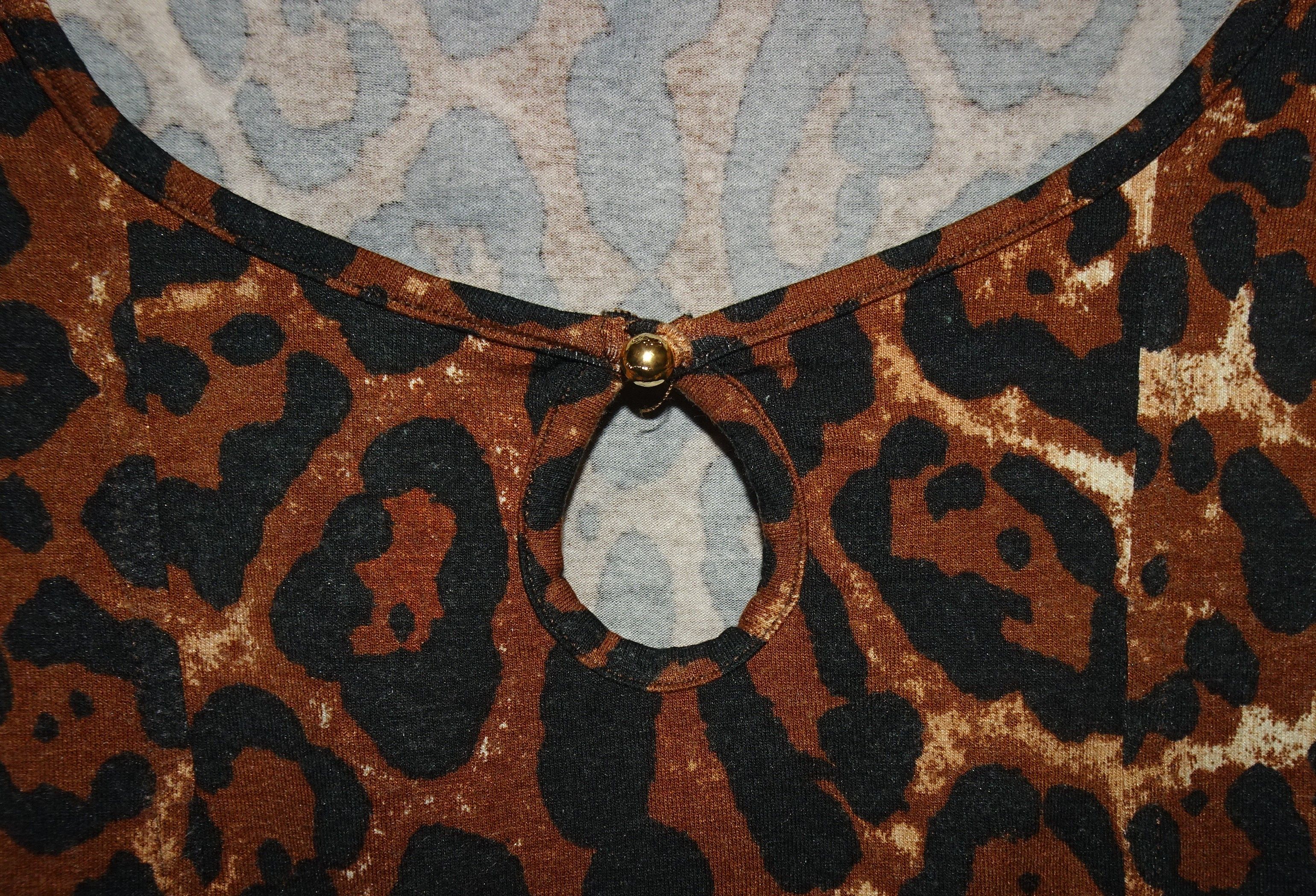 Roberto Cavalli ROBERTO CAVALLI LEOPARD PRINT WOMEN'S BLOUSE TOP Size S / US 4 / IT 40 - 3 Thumbnail