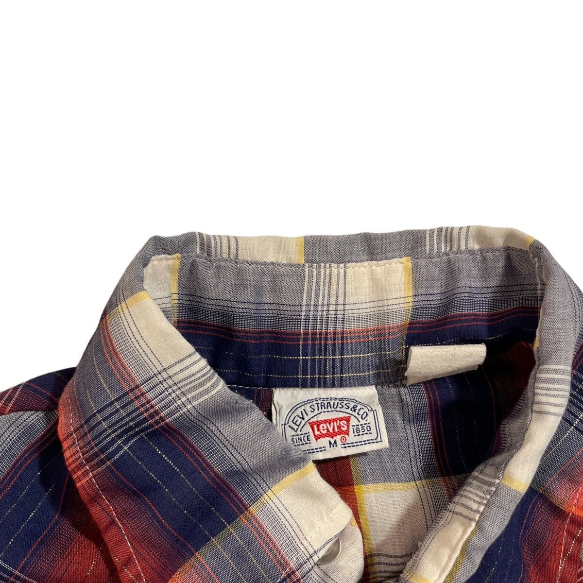 Levi's × Vintage 70s Levi’s Plaid Snap Shirt Size US M / EU 48-50 / 2 - 3 Thumbnail