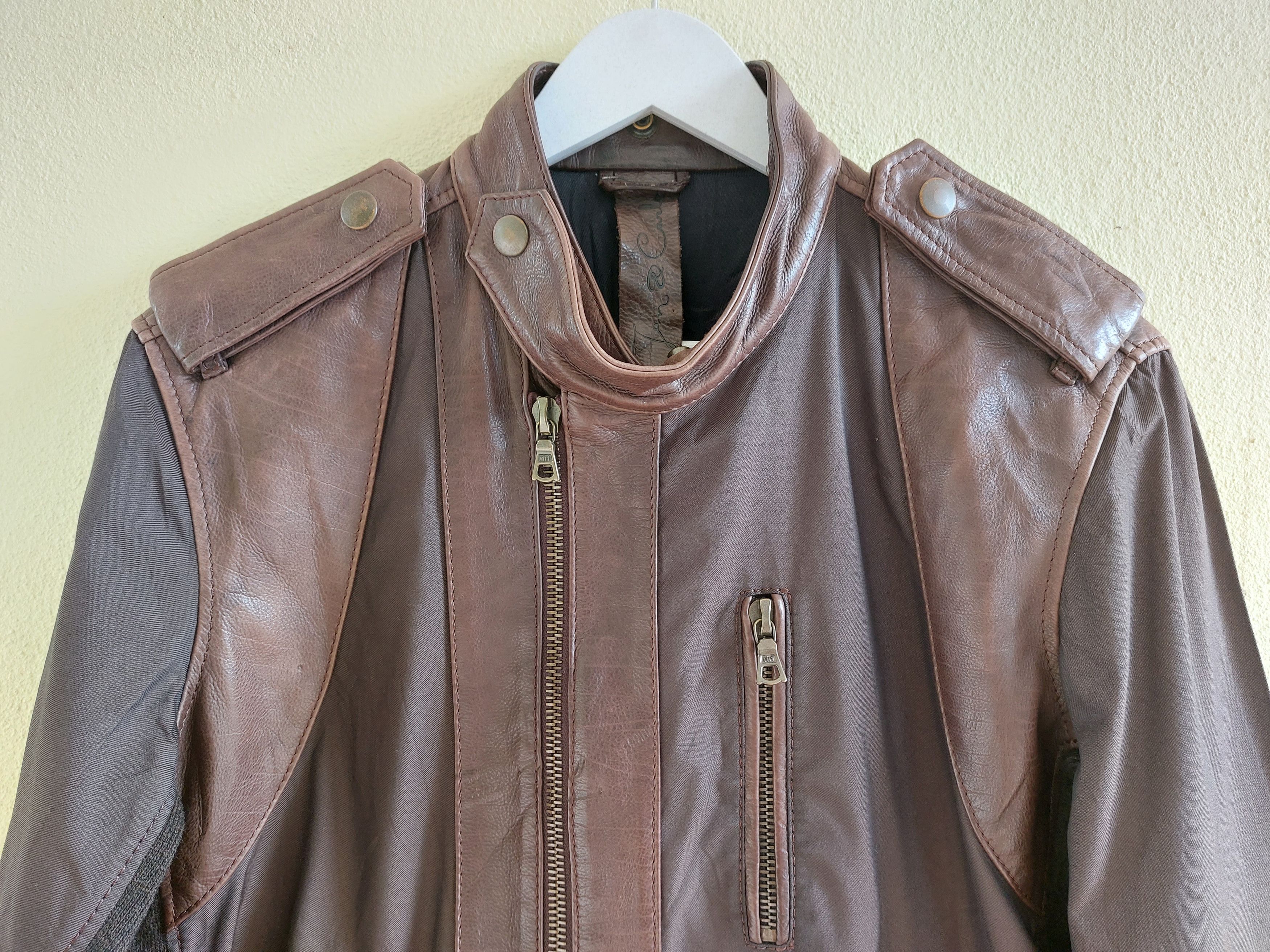 Vera Pelle JAN & CARLOS by VERA PELLE rider leather jacket Size US M / EU 48-50 / 2 - 2 Thumbnail