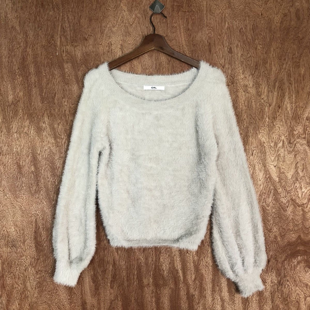 Homespun Knitwear × Japanese Brand GRL Mohair Shag Shaggy Knitwear #0439 Size US S / EU 44-46 / 1 - 3 Thumbnail