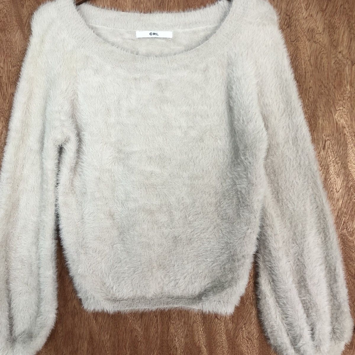 Homespun Knitwear × Japanese Brand GRL Mohair Shag Shaggy Knitwear #0439 Size US S / EU 44-46 / 1 - 8 Thumbnail