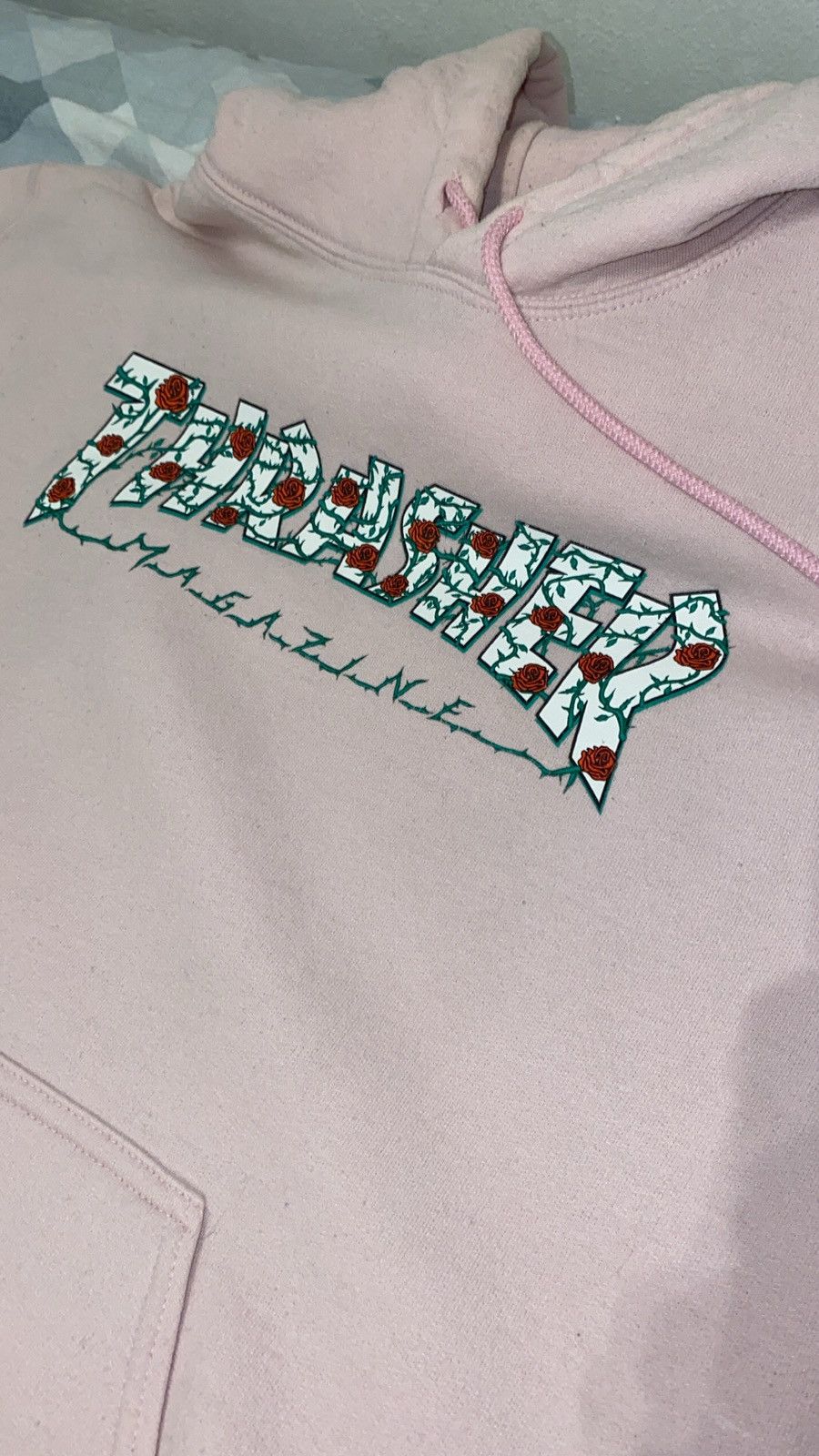 Thrasher hoodie pink new arrivals