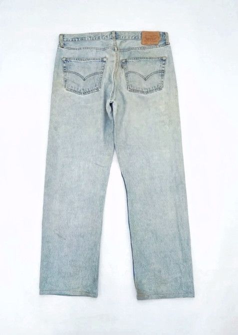 Levi's 90s Vintage Levi's 501 Distressed Jeans 38x31 Size US 38 / EU 54 - 2 Thumbnail