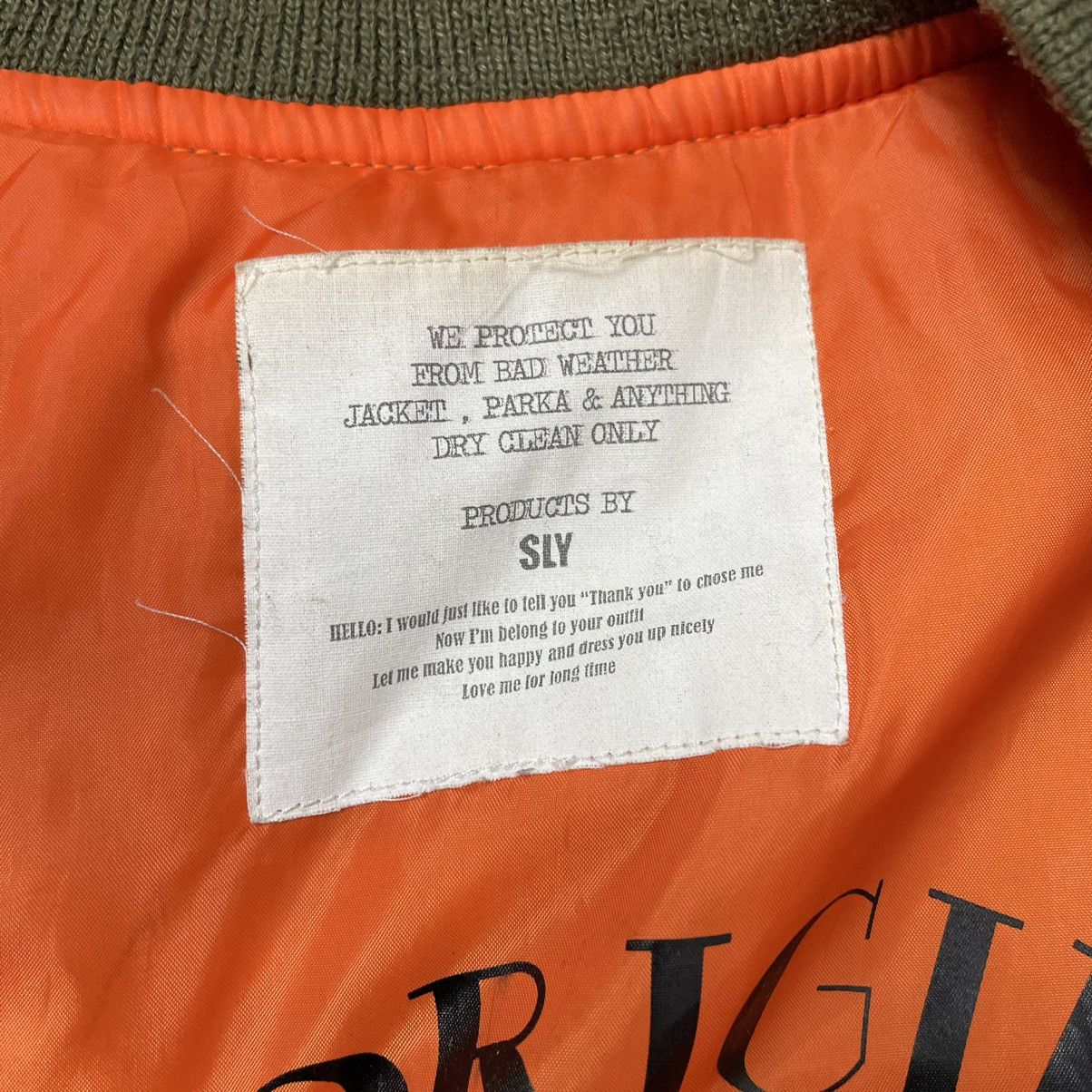 If Six Was Nine × Japanese Brand × Sly Guild 🌟SLY SEXY WOMEN MA1 FLYER BOMBER JACKET Size ONE SIZE - 8 Thumbnail