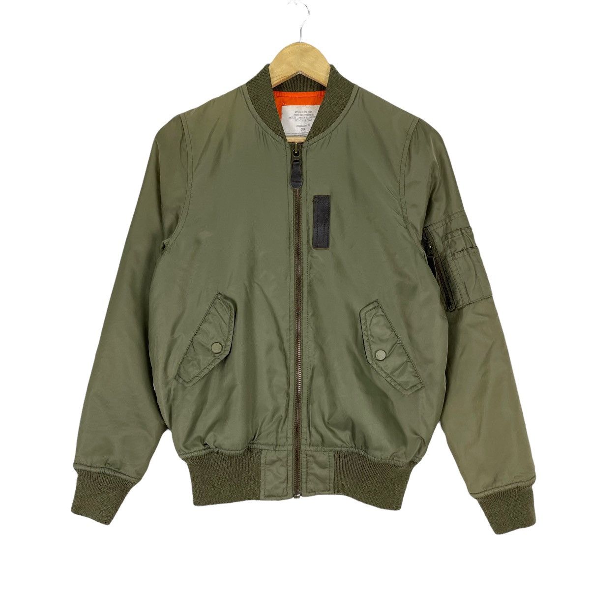 If Six Was Nine × Japanese Brand × Sly Guild 🌟SLY SEXY WOMEN MA1 FLYER BOMBER JACKET Size ONE SIZE - 2 Thumbnail