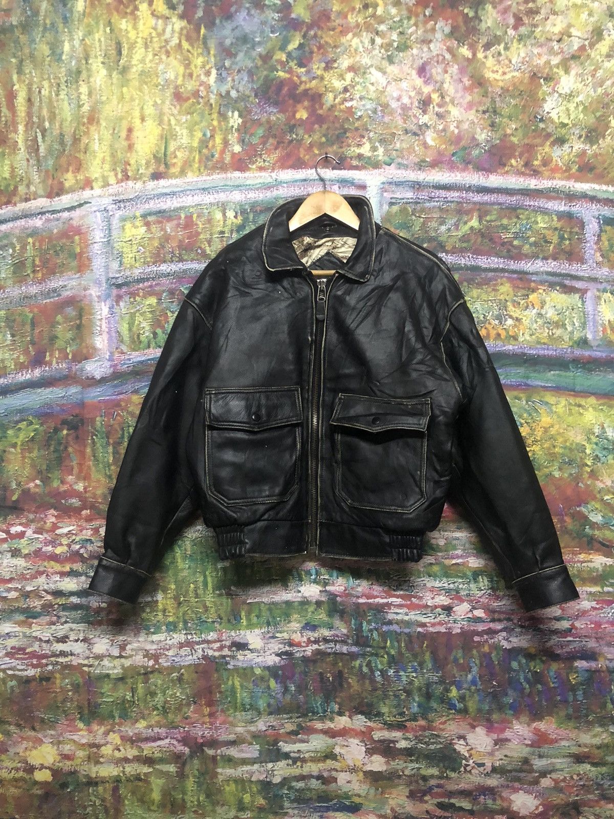 Leather Jacket Moda italiana dragon trading leather jacket