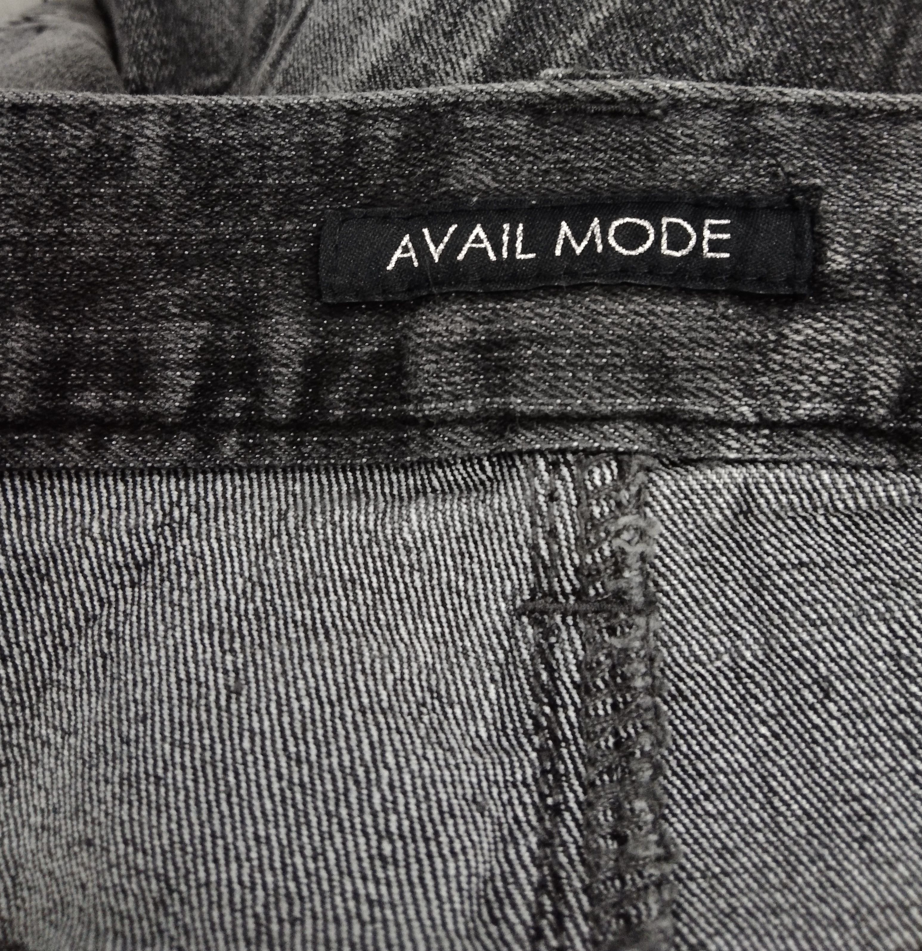 Japanese Brand DiSTRESSED SEDITIONARIES AVAIL MODE DENIM PANTS Size US 31 - 8 Thumbnail
