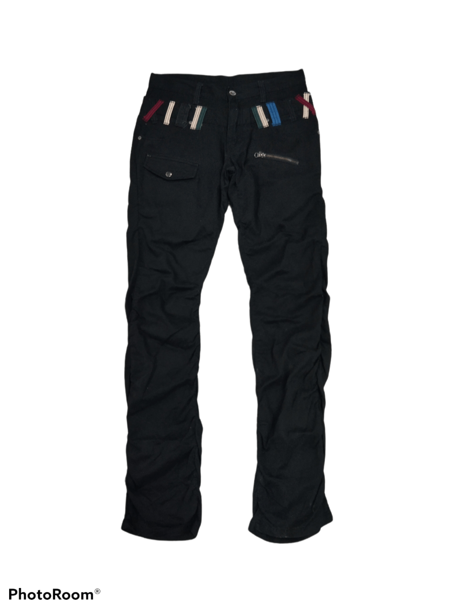 Japanese Brand JAPANESE HARAJUKU FASHION WEEK DOUBLE FOCUS PANTS Size US 31 - 1 Thumbnail