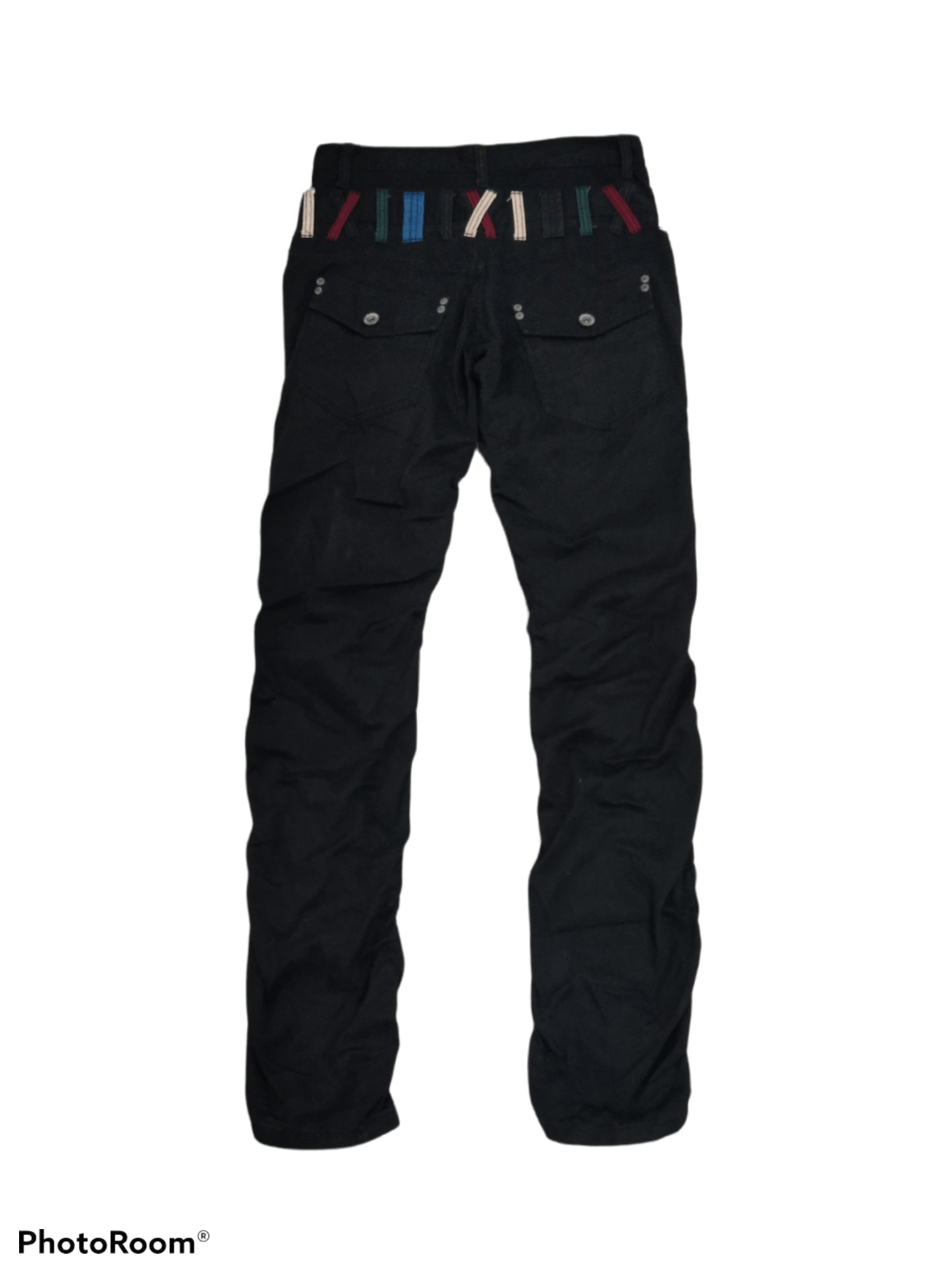 Japanese Brand JAPANESE HARAJUKU FASHION WEEK DOUBLE FOCUS PANTS Size US 31 - 2 Thumbnail