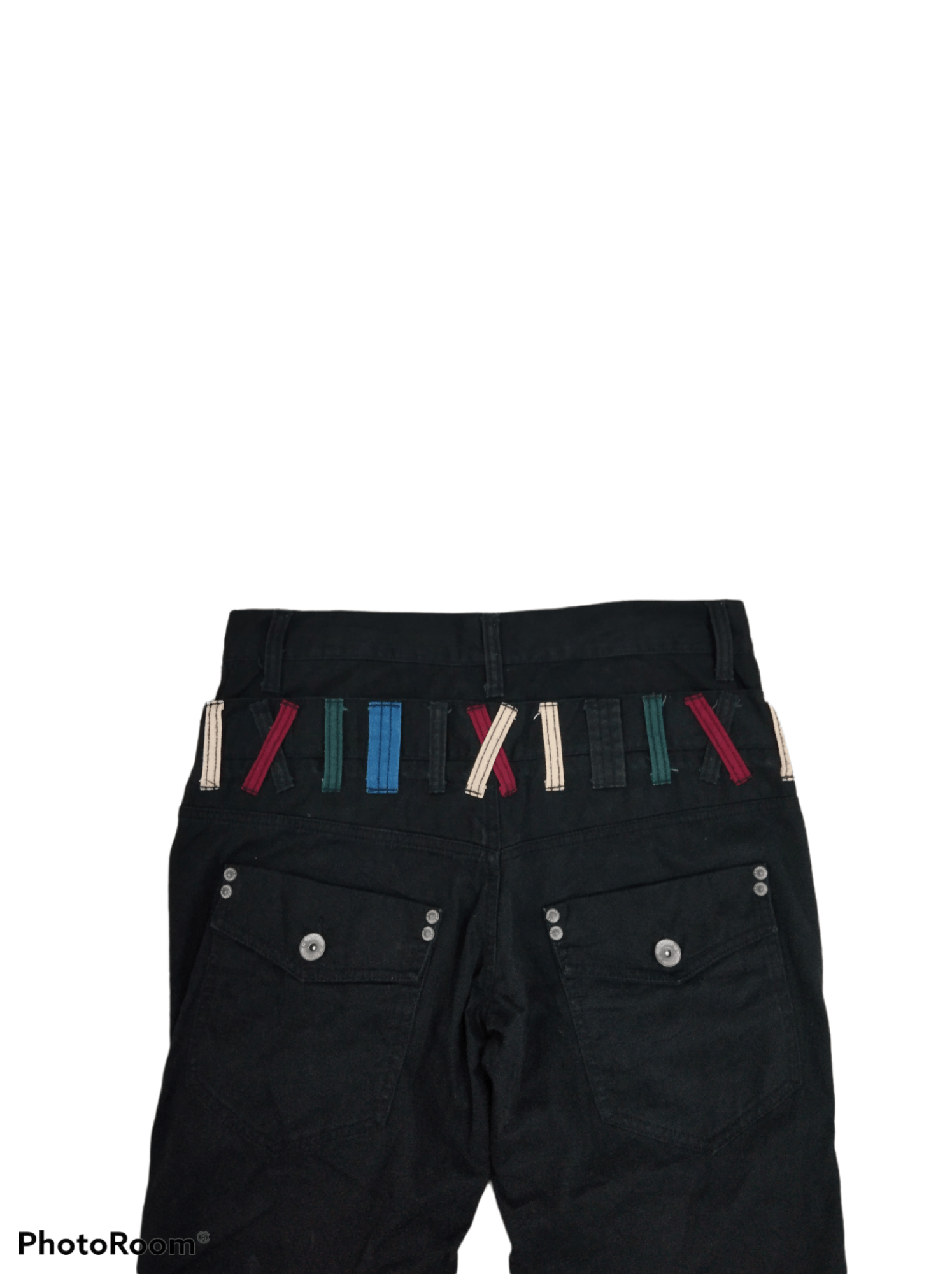 Japanese Brand JAPANESE HARAJUKU FASHION WEEK DOUBLE FOCUS PANTS Size US 31 - 4 Thumbnail