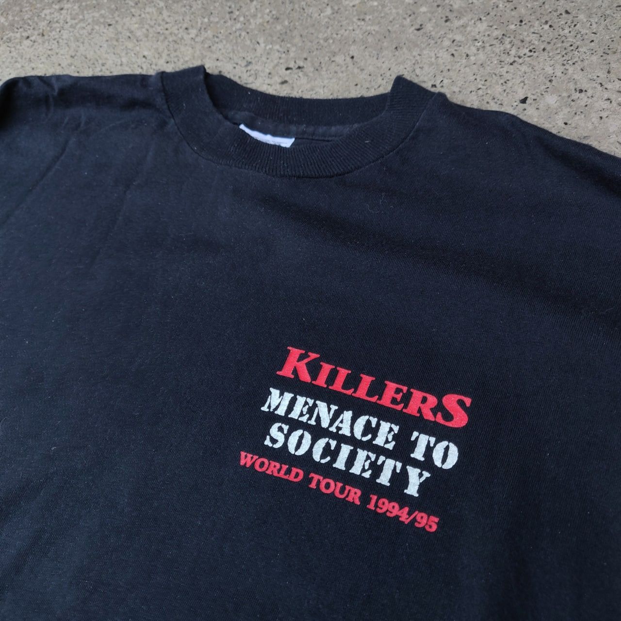 Band Tees 1994 Killers Menace To Society World Tour Vintage T Size US XL / EU 56 / 4 - 4 Thumbnail