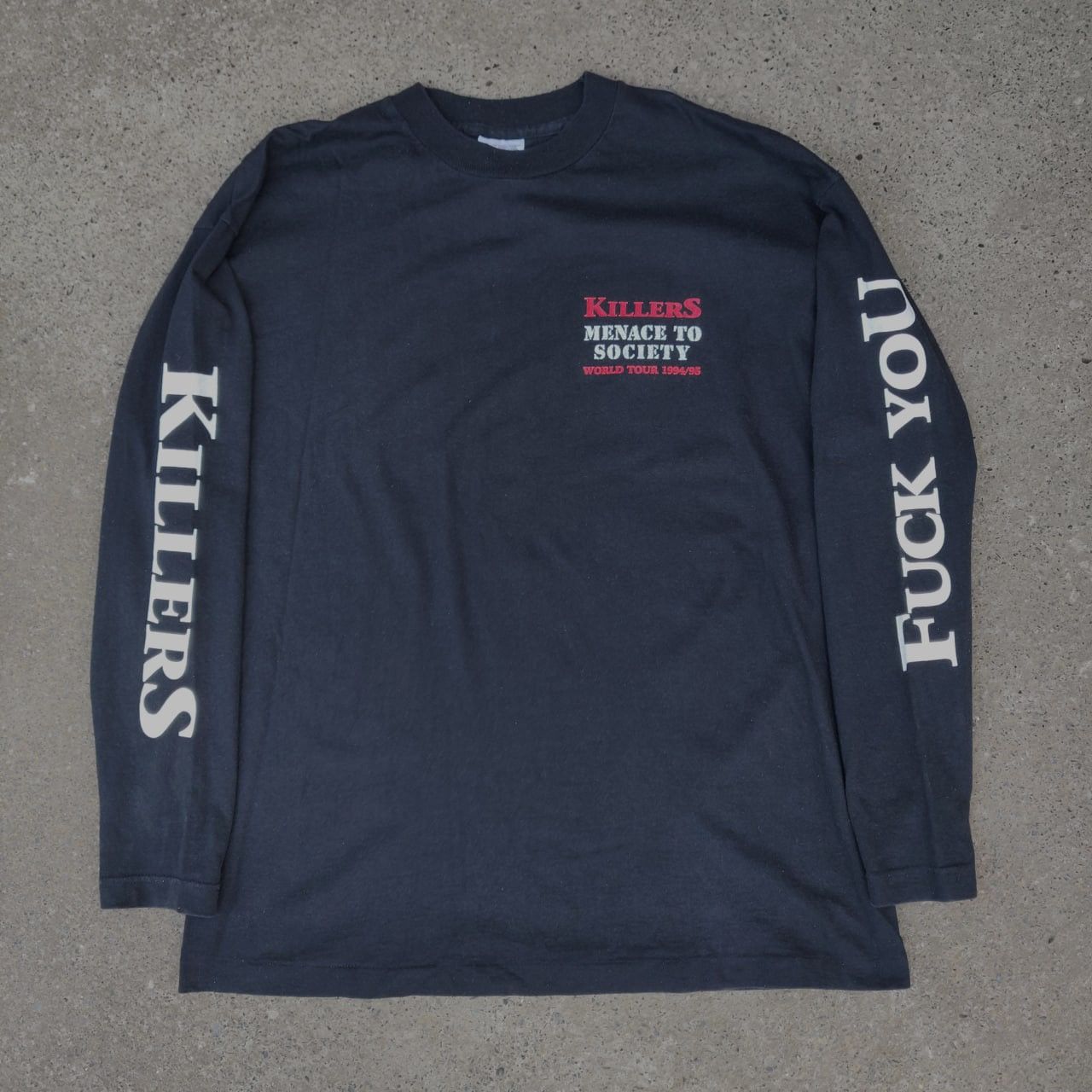 Band Tees 1994 Killers Menace To Society World Tour Vintage T Size US XL / EU 56 / 4 - 3 Thumbnail