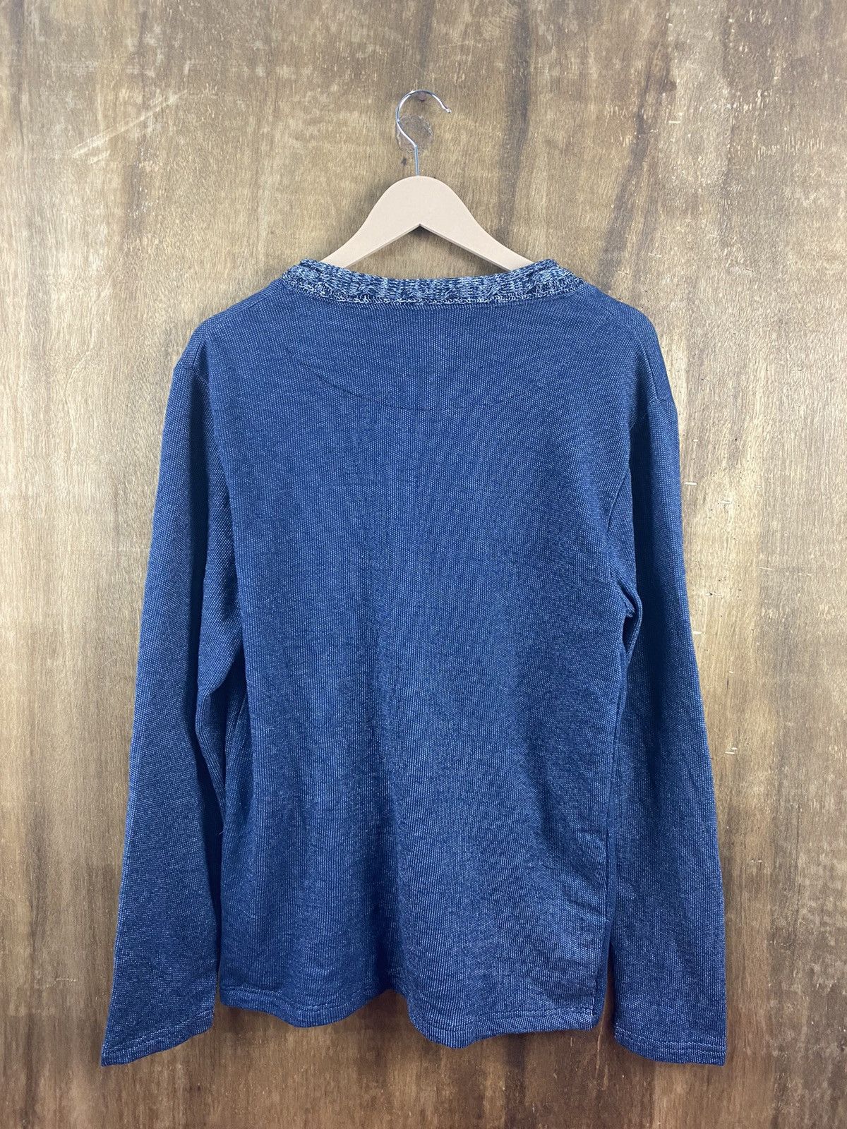 Homespun Knitwear × Japanese Brand Pinc Ponc cardigan blue japan Knitwear #Z017 Size US M / EU 48-50 / 2 - 9 Thumbnail