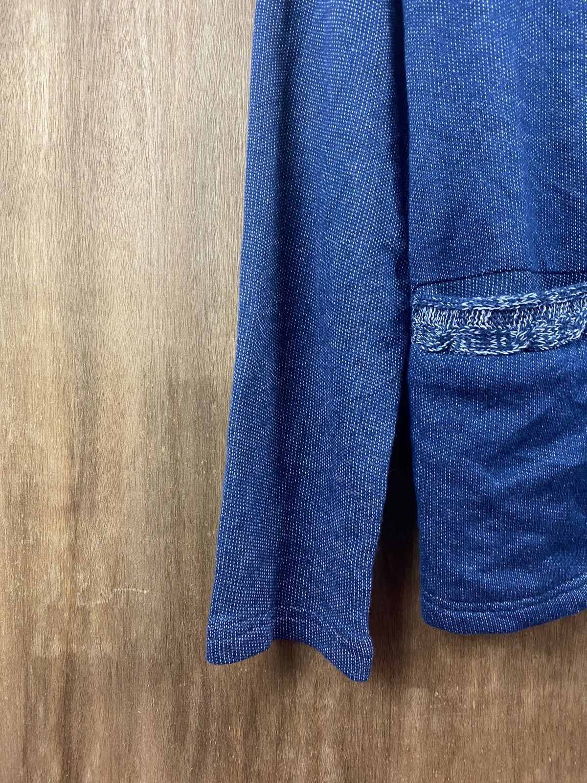Homespun Knitwear × Japanese Brand Pinc Ponc cardigan blue japan Knitwear #Z017 Size US M / EU 48-50 / 2 - 6 Thumbnail