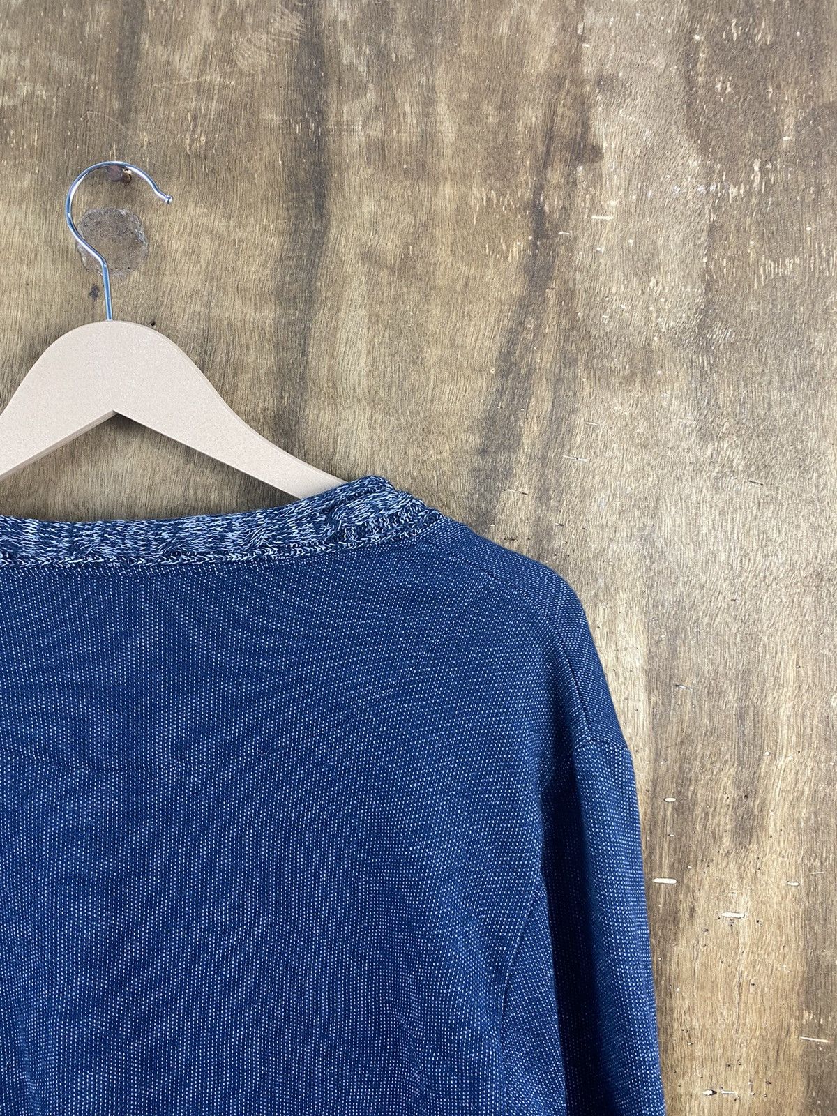 Homespun Knitwear × Japanese Brand Pinc Ponc cardigan blue japan Knitwear #Z017 Size US M / EU 48-50 / 2 - 12 Thumbnail