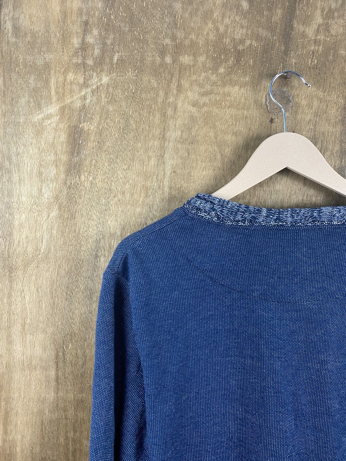 Homespun Knitwear × Japanese Brand Pinc Ponc cardigan blue japan Knitwear #Z017 Size US M / EU 48-50 / 2 - 11 Thumbnail