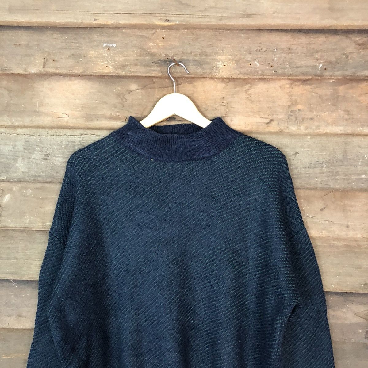Japanese Brand Jeansis Green Knitwear sweatshirt japan #6796 Size US M / EU 48-50 / 2 - 2 Thumbnail