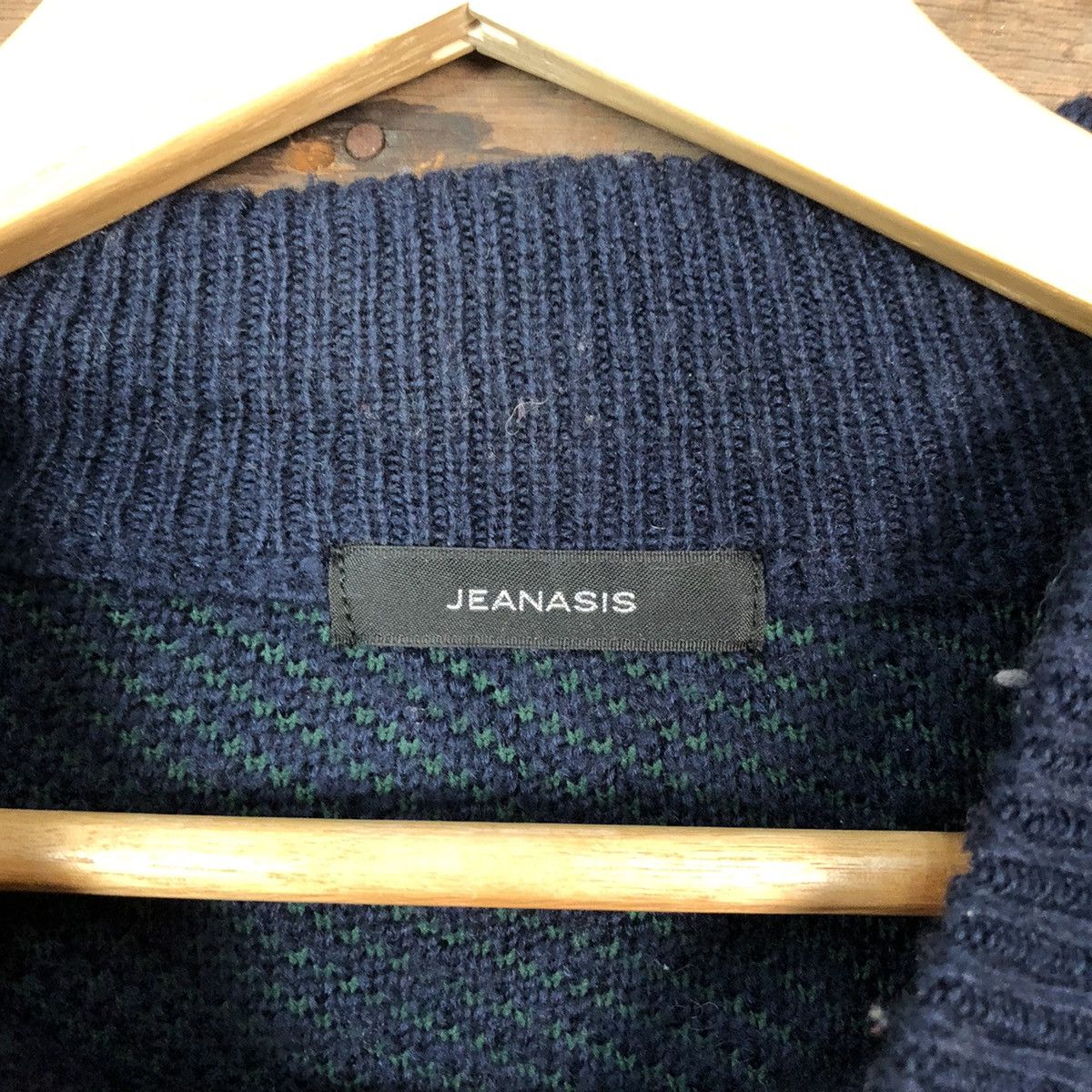 Japanese Brand Jeansis Green Knitwear sweatshirt japan #6796 Size US M / EU 48-50 / 2 - 7 Thumbnail