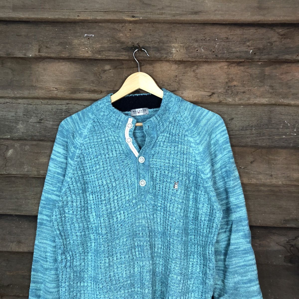 Homespun Knitwear × Macbeth Macbeth Blue Knitwear sweatshirt #6825 Size US L / EU 52-54 / 3 - 2 Thumbnail