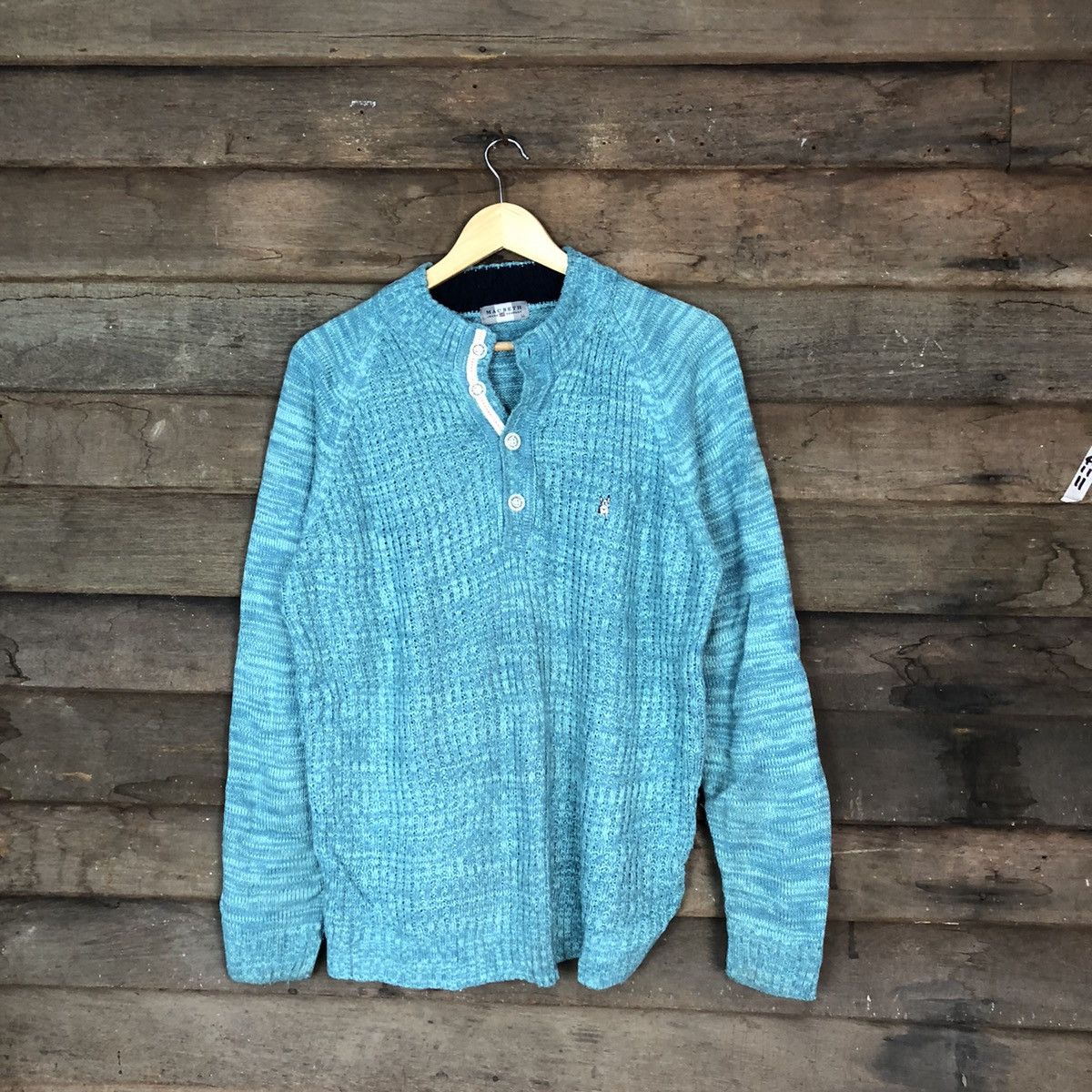 Homespun Knitwear × Macbeth Macbeth Blue Knitwear sweatshirt #6825 Size US L / EU 52-54 / 3 - 1 Thumbnail