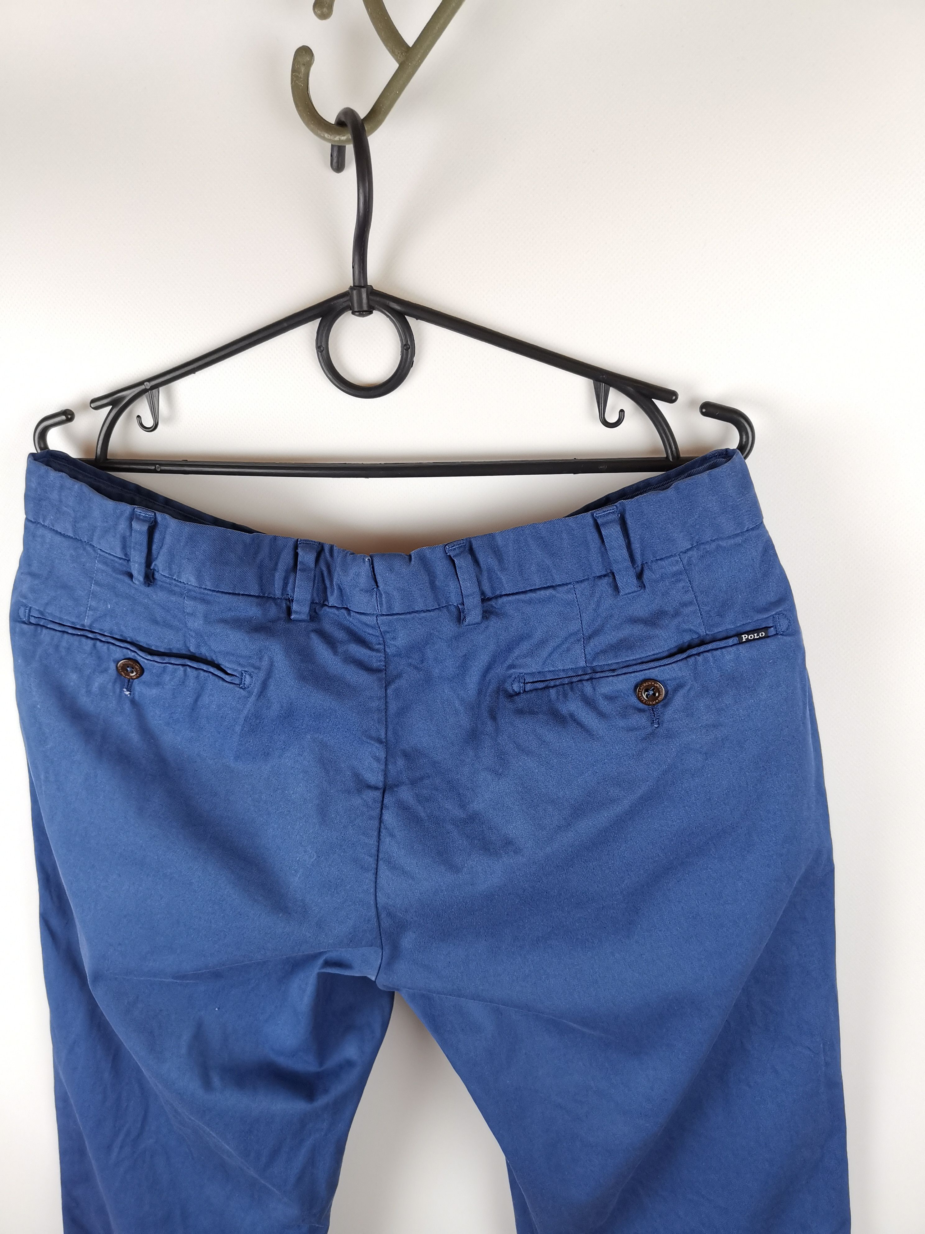Polo Ralph Lauren Polo Ralph Lauren vintage blue fine tailoring Chino pants Size US 34 / EU 50 - 4 Thumbnail