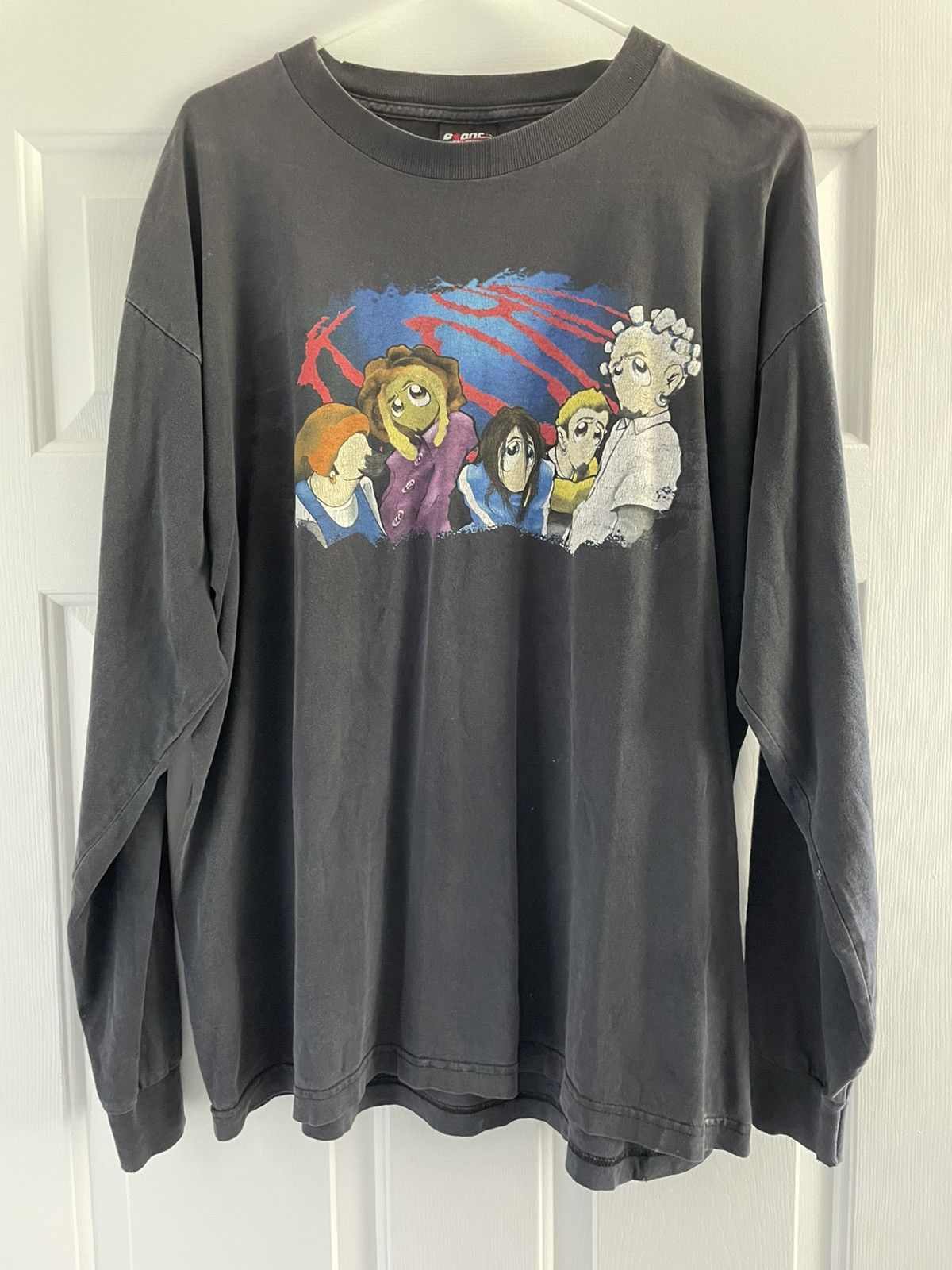 Vintage Y2K Korn anime on sale chibi shirt