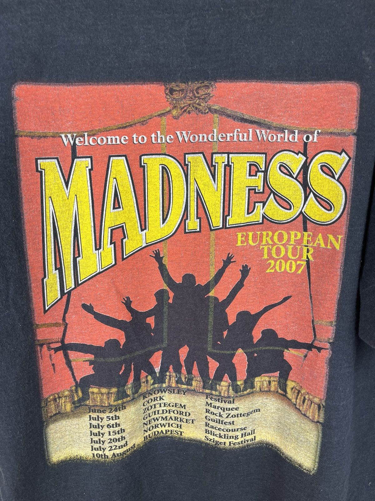 Band Tees × Madness × Vintage Madness vintage European tour 2007 wonderful world tee shirt Size US L / EU 52-54 / 3 - 9 Thumbnail