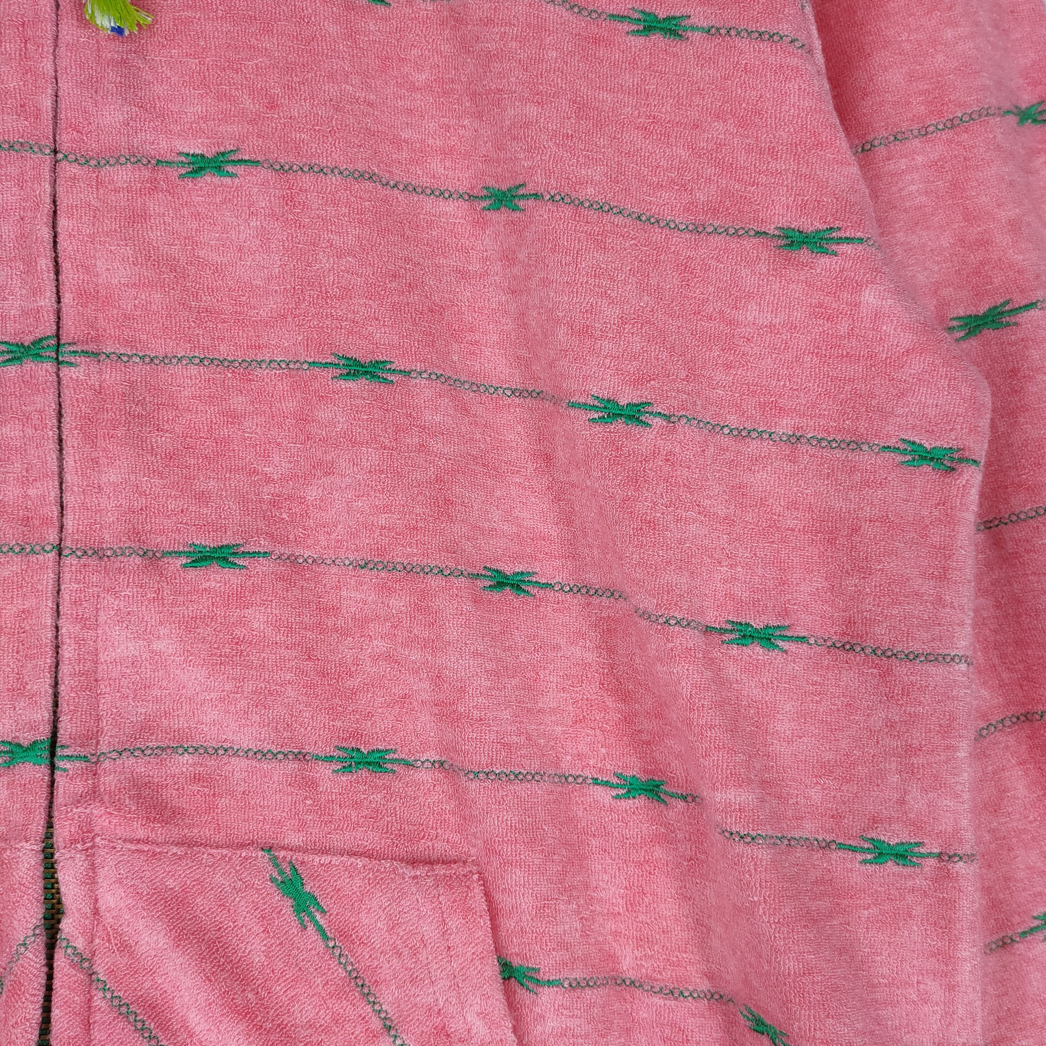 Japanese Brand TITICACA EMBROIDERY STRIPE Soft Fullzipper Sweater Size US M / EU 48-50 / 2 - 2 Thumbnail