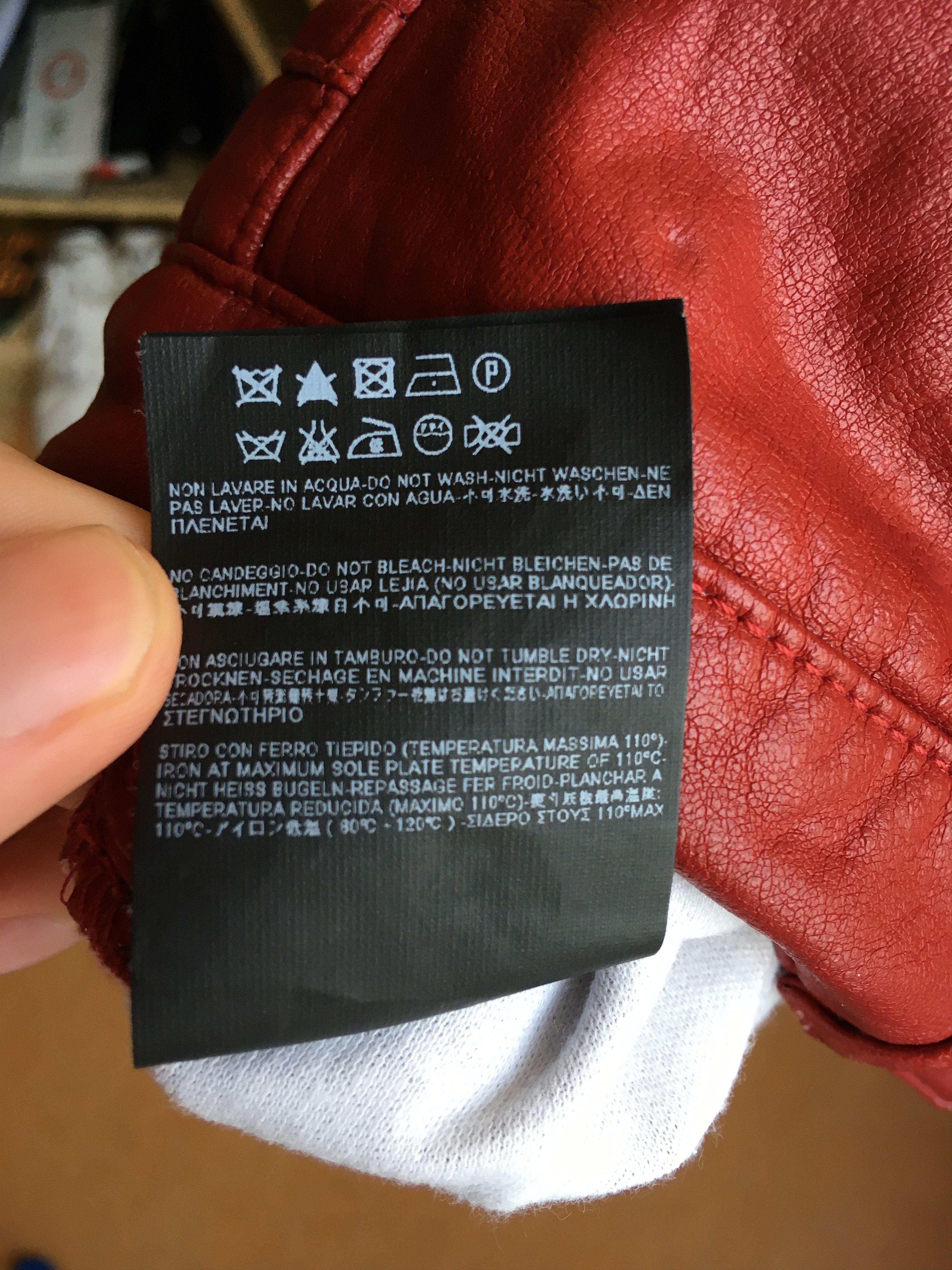 Hedi Slimane × Saint Laurent Paris Saint Laurent Red Leather Pants Size 26" / US 2 / IT 38 - 7 Thumbnail