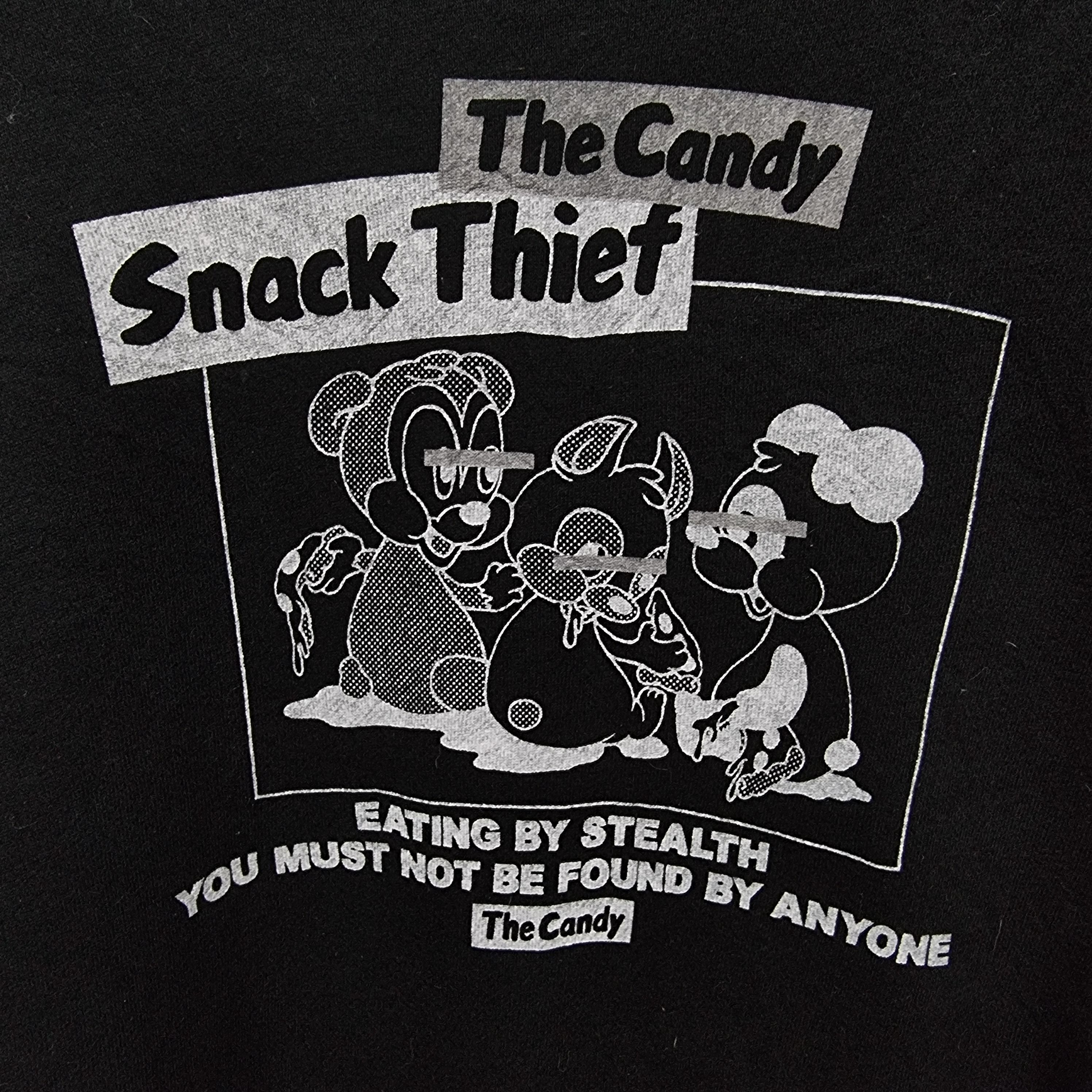 Band Tees × Japanese Brand Black sweatshirt candy stripe Size US M / EU 48-50 / 2 - 2 Thumbnail