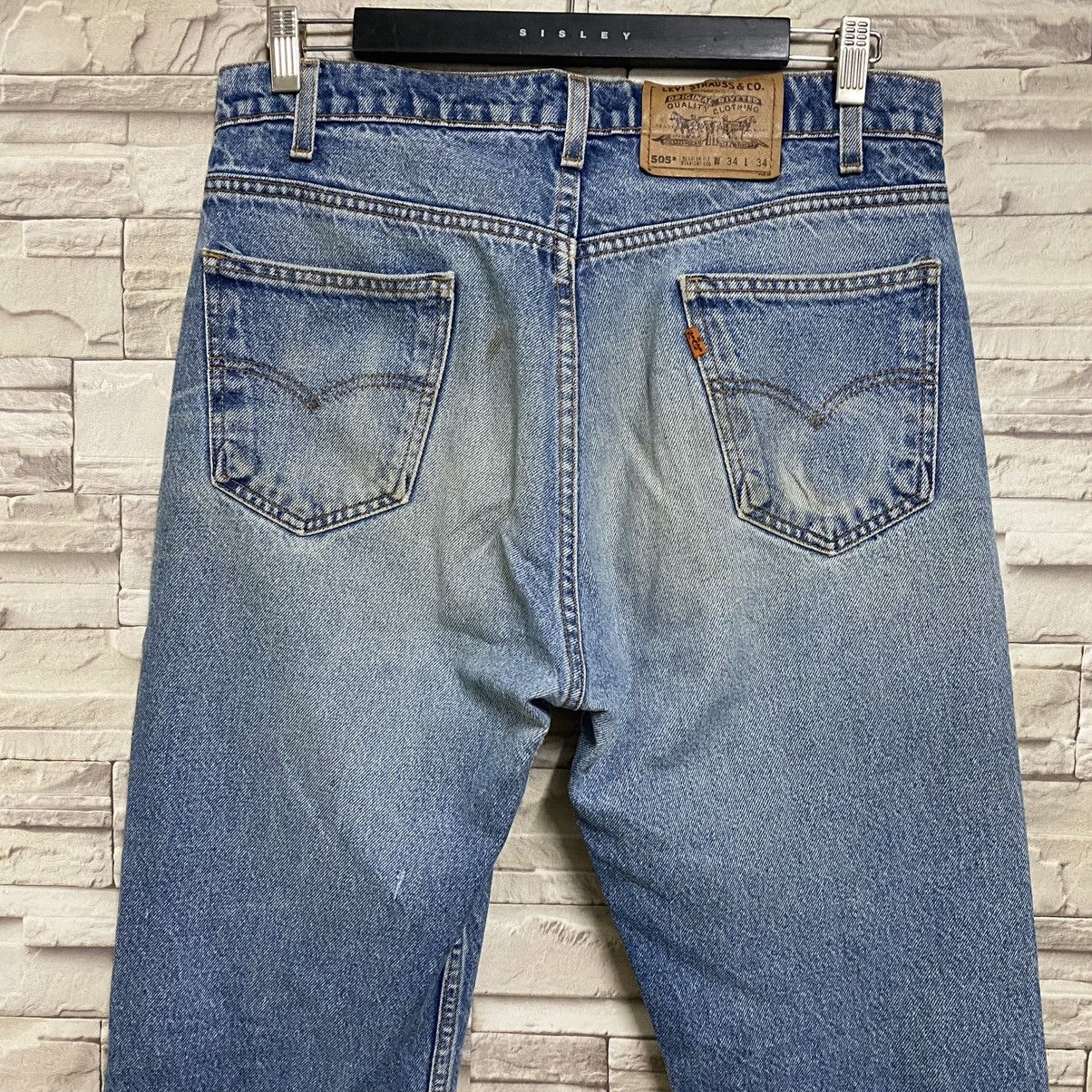 Levi's Vintage Levis 505 Orangetab Dirty Faded Jeans 34x33 Size US 34 / EU 50 - 9 Thumbnail