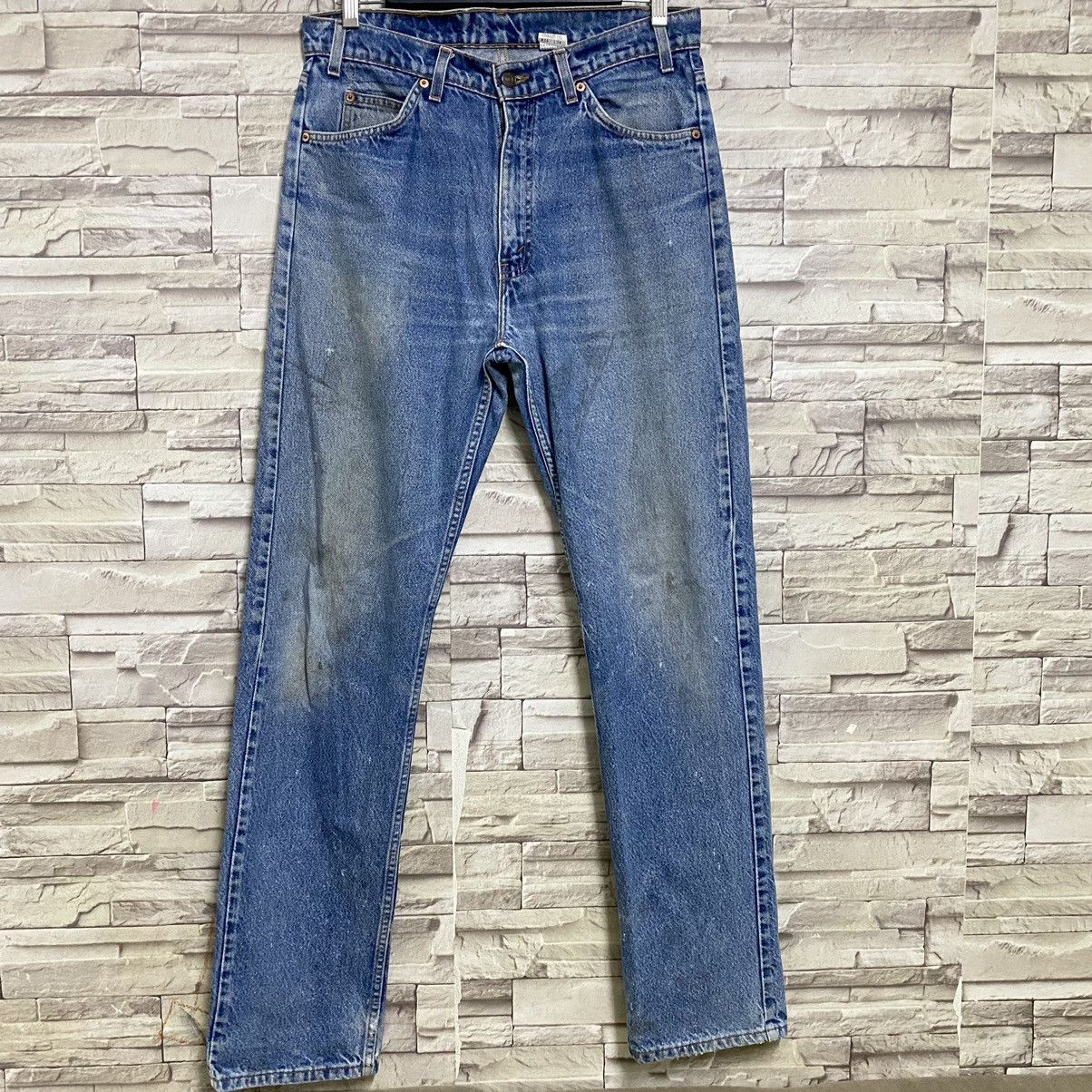 Levi's Vintage Levis 505 Orangetab Dirty Faded Jeans 34x33 Size US 34 / EU 50 - 3 Thumbnail