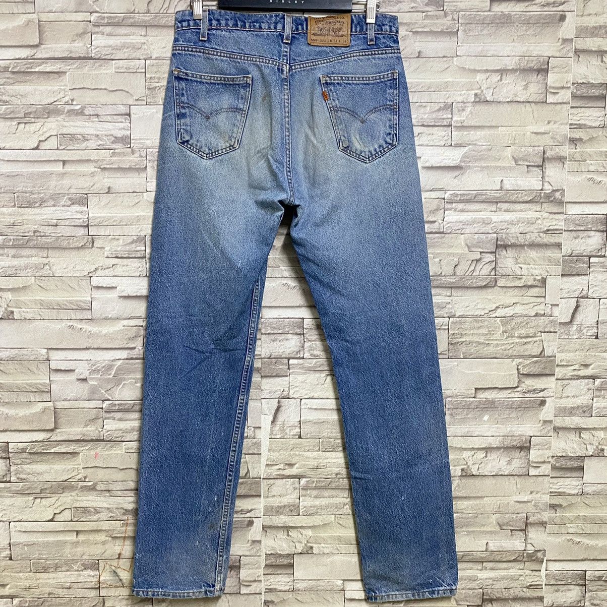 Levi's Vintage Levis 505 Orangetab Dirty Faded Jeans 34x33 Size US 34 / EU 50 - 8 Thumbnail