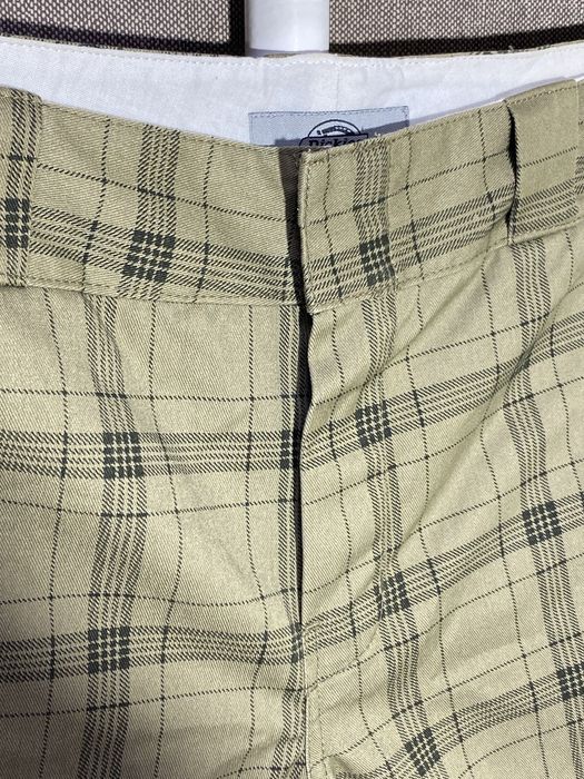 Dickies 00s Vintage Dickies Checkered Plaid Shorts In Green | Grailed