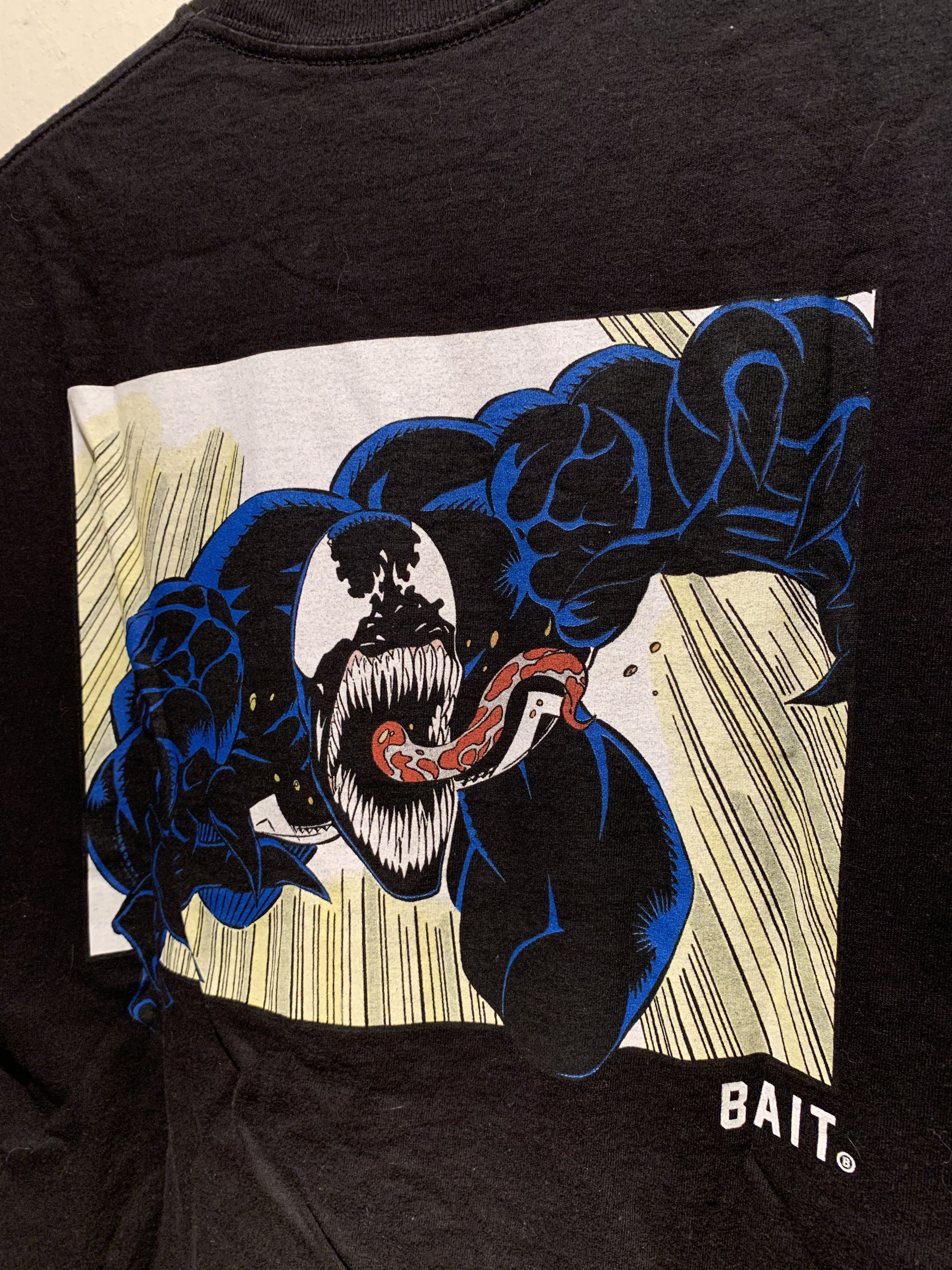 Bait × Designer × Marvel Comics *RARE* BAIT x Marvel Comics Venom Limited Edition T-Shirt Size US M / EU 48-50 / 2 - 3 Thumbnail