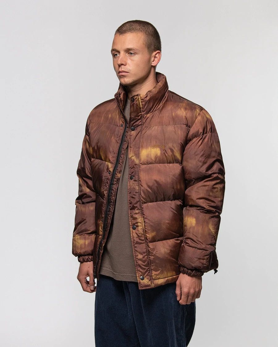 【archive】Old Stussy leather Down jacket Stussy Archive Stussy Leather Down/Puffer Jacket | Grailed