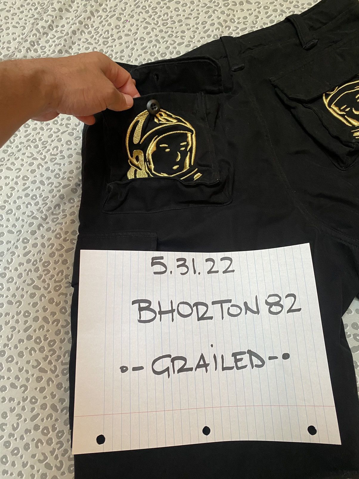 Billionaire Boys Club Billionaire Boys Club Cargo Shorts Gold Embroidery Size US 32 / EU 48 - 3 Thumbnail