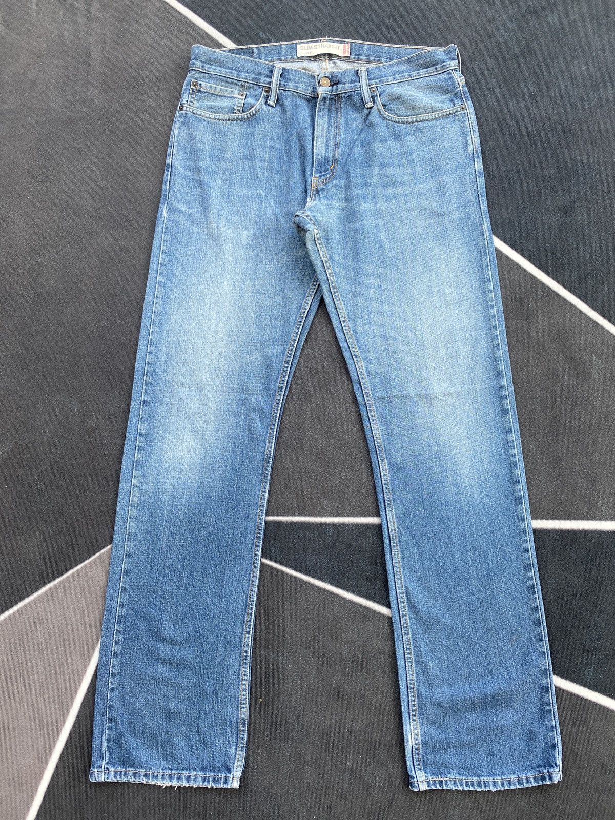 Jean × Levi's × Vintage VINTAGE LEVIS 514 BLUE WASH JEANS-J411 Size US 36 / EU 52 - 1 Thumbnail