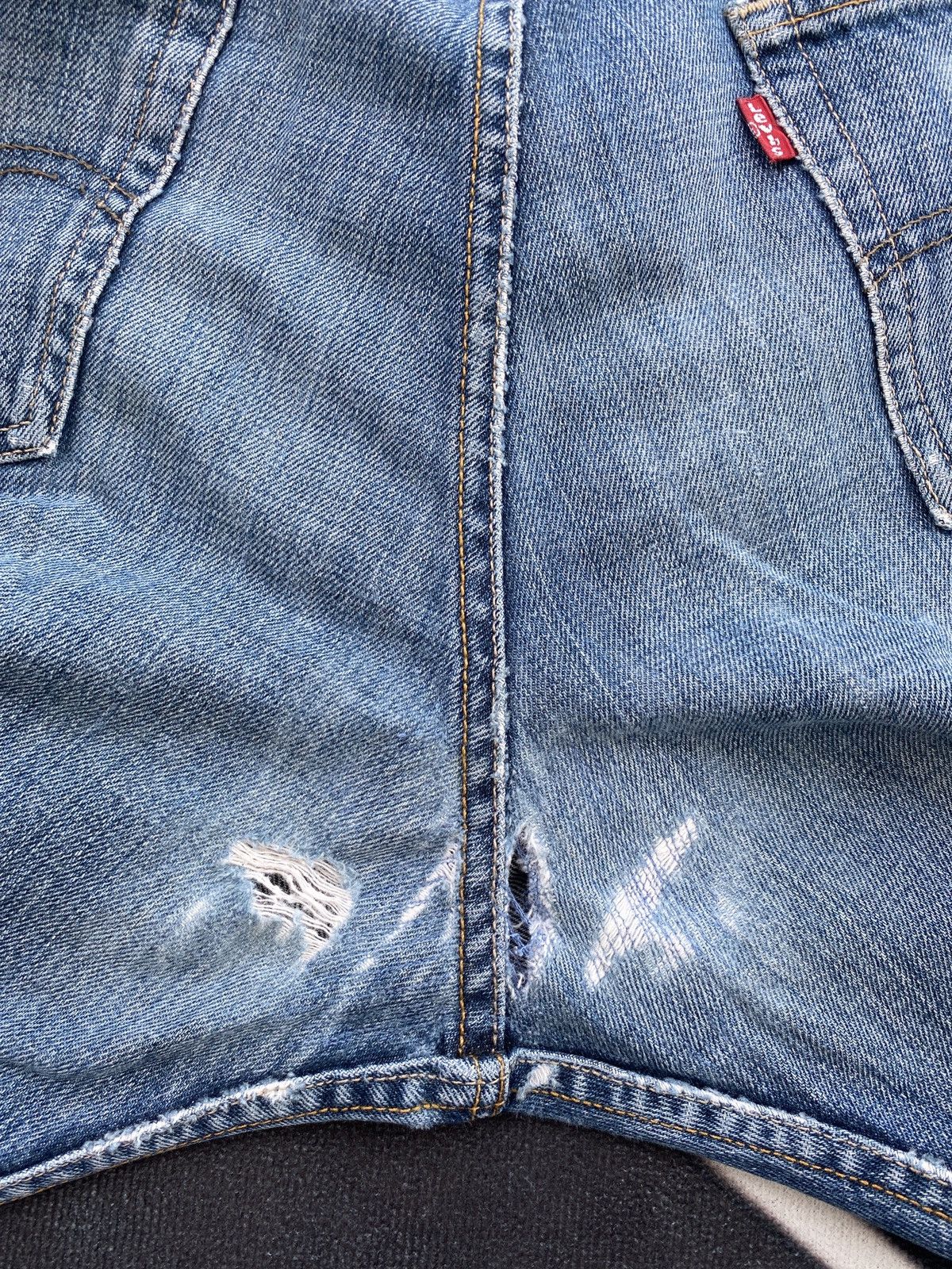 Jean × Levi's × Vintage VINTAGE LEVIS 514 BLUE WASH JEANS-J411 Size US 36 / EU 52 - 10 Thumbnail