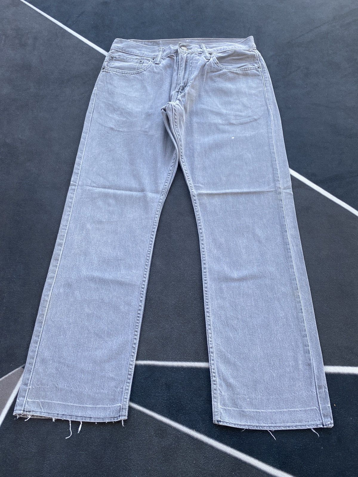Jean × Levi's × Vintage VINTAGE LEVIS 514 GREY JEANS-J413 Size US 32 / EU 48 - 2 Thumbnail