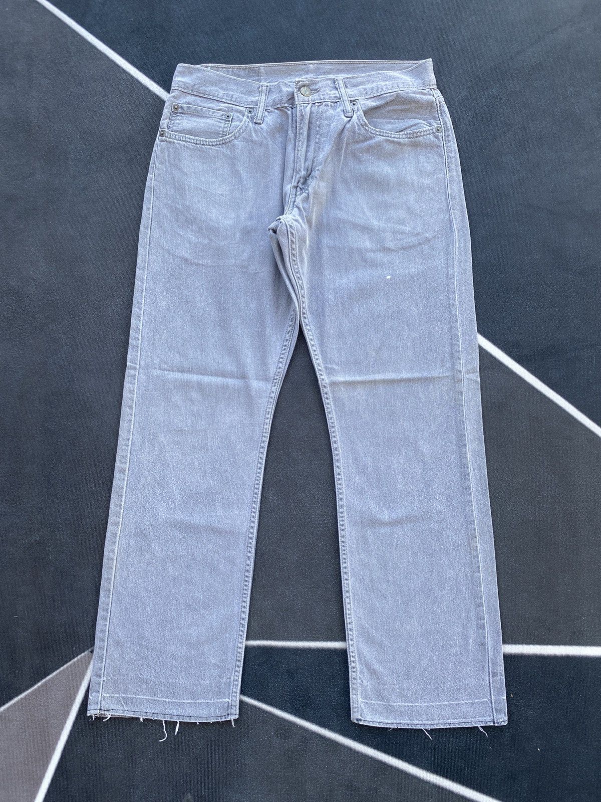 Jean × Levi's × Vintage VINTAGE LEVIS 514 GREY JEANS-J413 Size US 32 / EU 48 - 1 Thumbnail