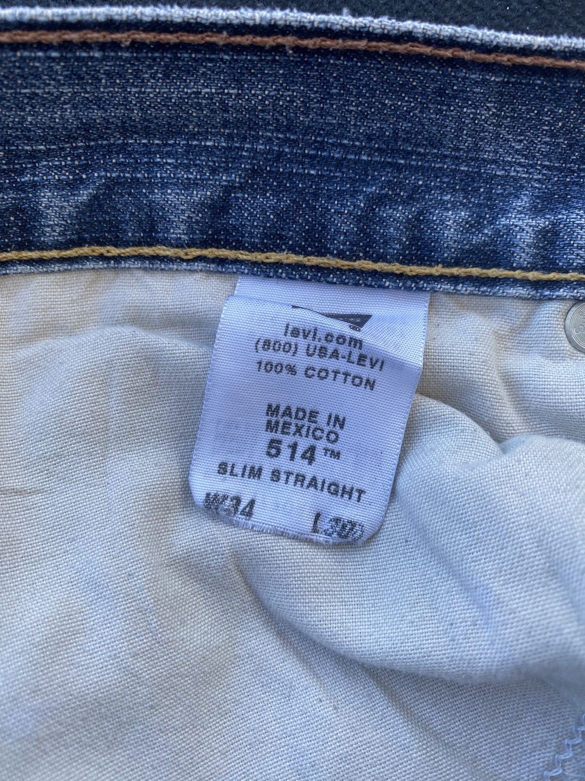 Jean × Levi's × Vintage VINTAGE LEVIS 514 JEANS-J414 Size US 36 / EU 52 - 7 Thumbnail