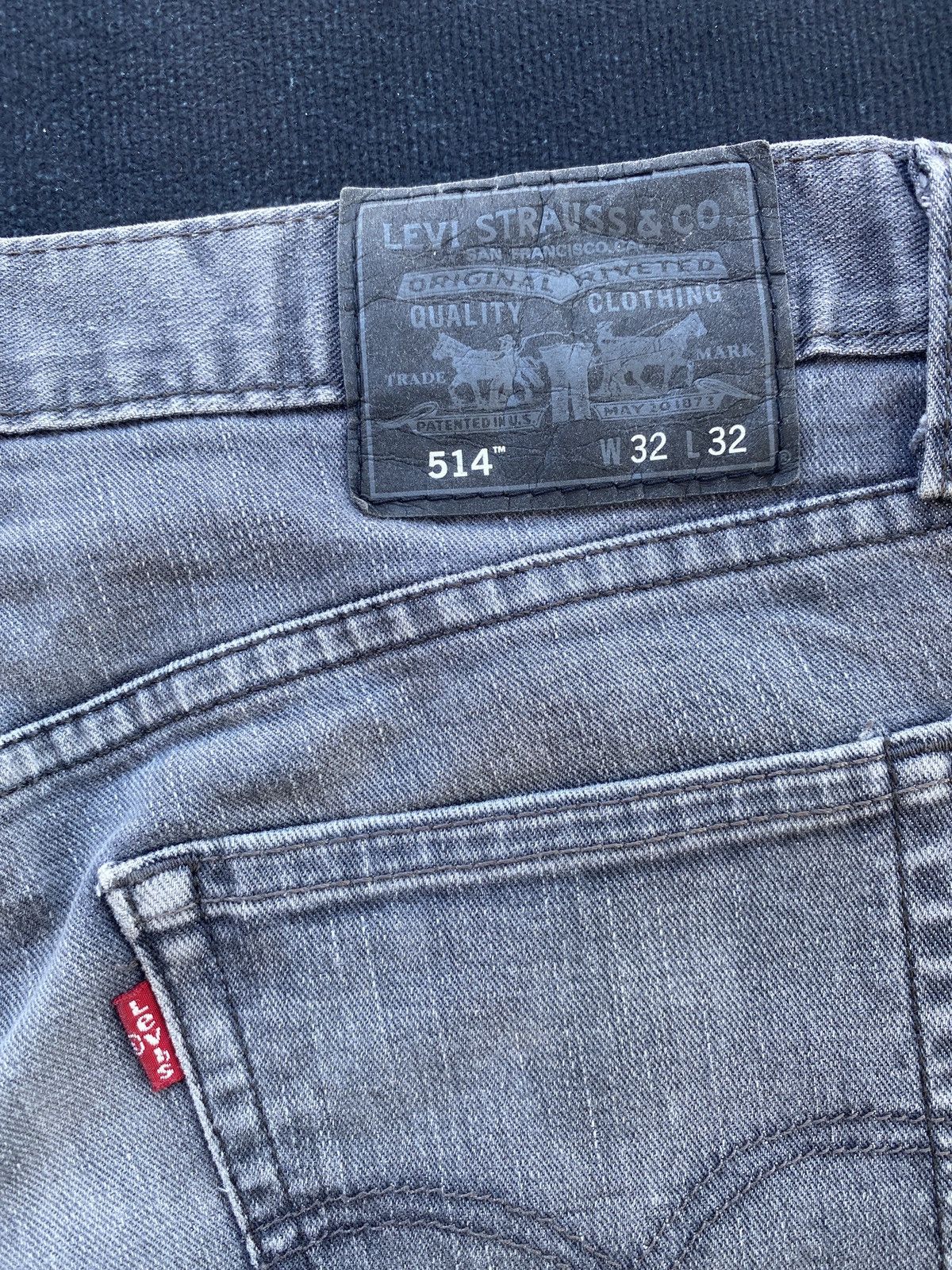 Jean × Levi's × Vintage VINTAGE LEVIS 514 FADED GREY JEANS-J415 Size US 33 - 11 Thumbnail