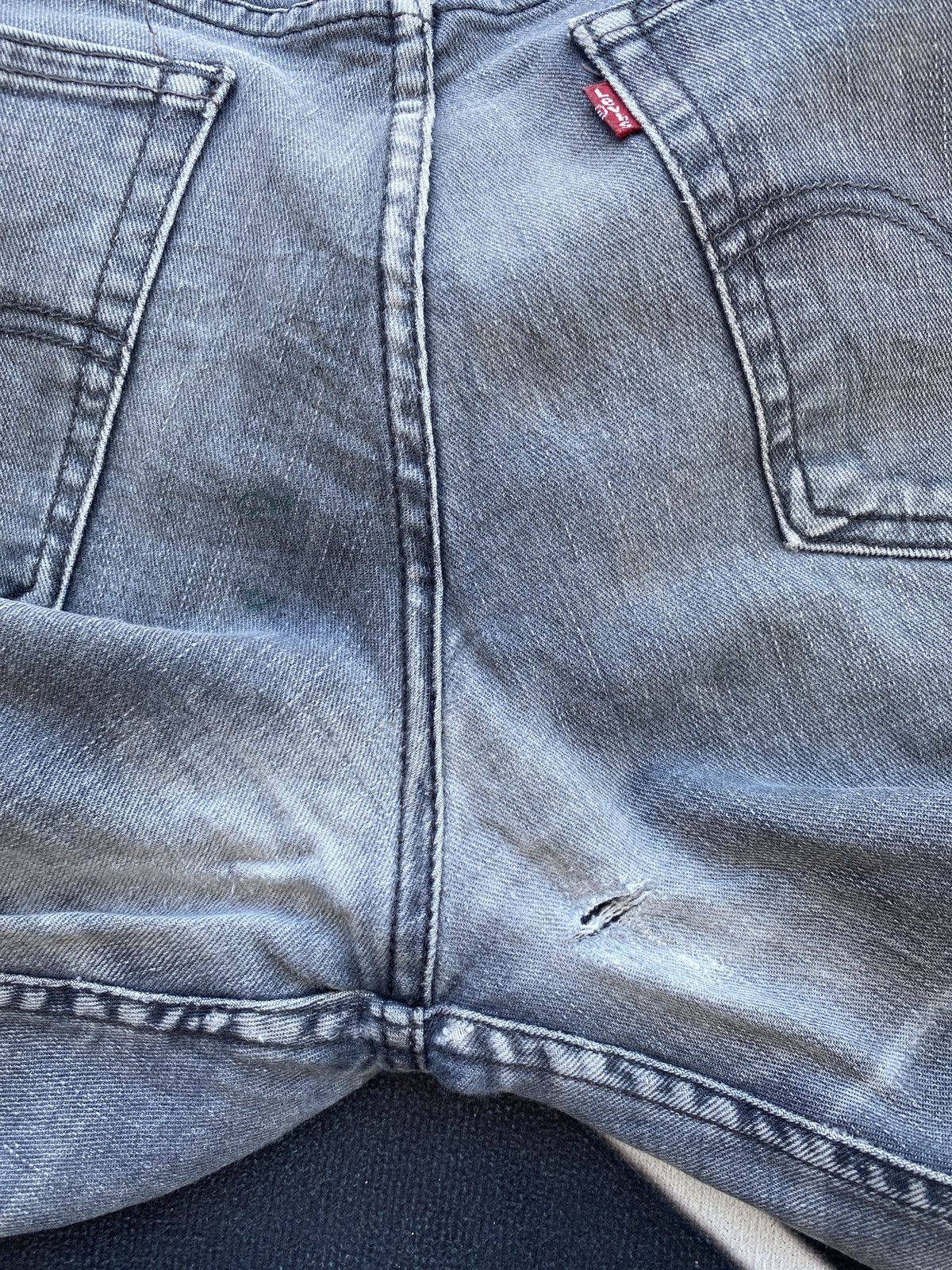 Jean × Levi's × Vintage VINTAGE LEVIS 514 FADED GREY JEANS-J415 Size US 33 - 10 Thumbnail