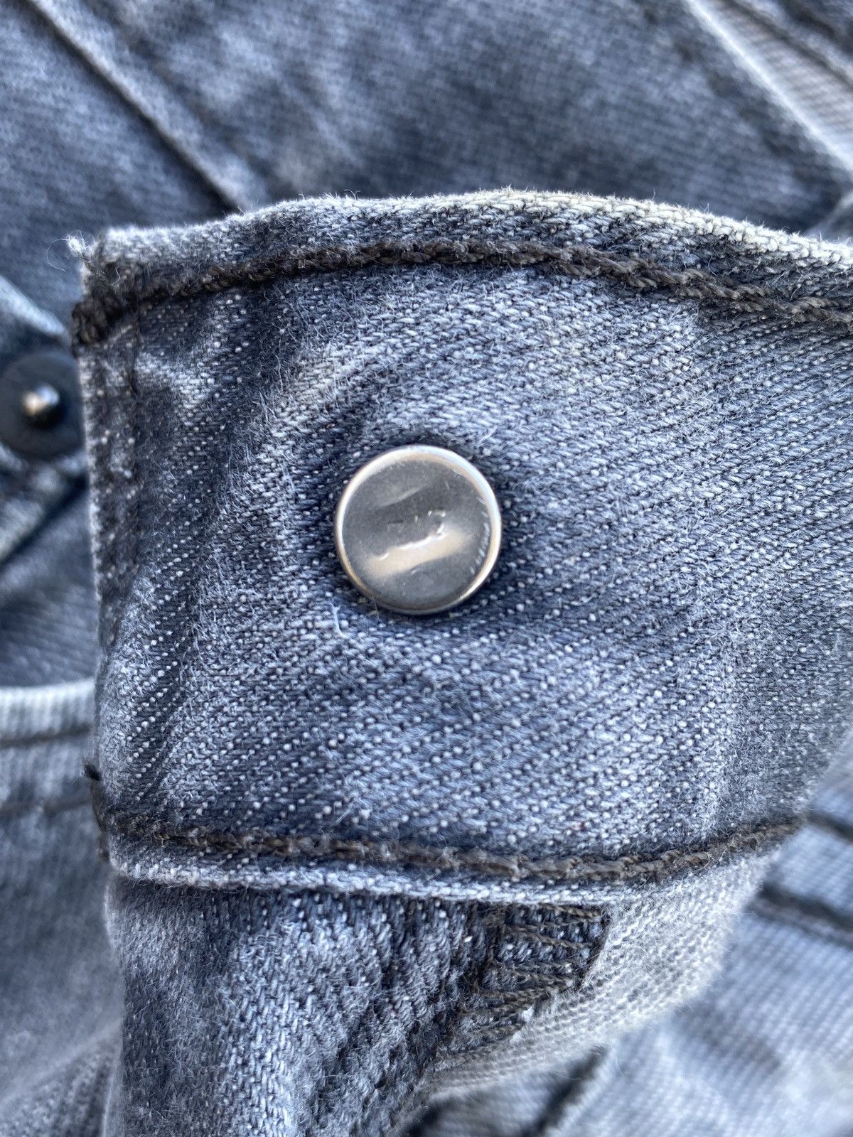 Jean × Levi's × Vintage VINTAGE LEVIS 514 FADED GREY JEANS-J415 Size US 33 - 6 Thumbnail